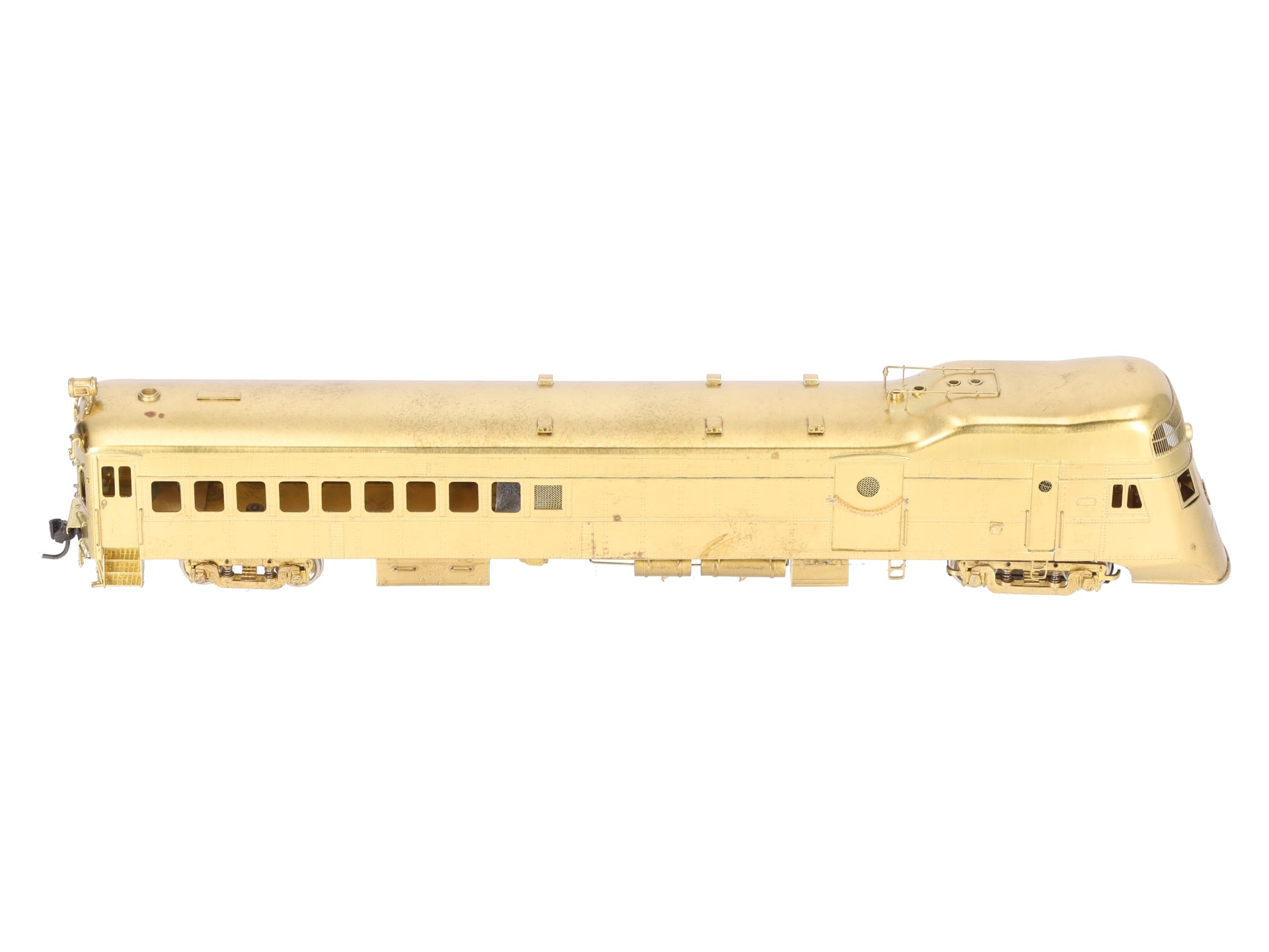 NJ Custom Brass 167 HO PRR Pennsylvania Gas Electric 4663 Streamlined Locomotive EX