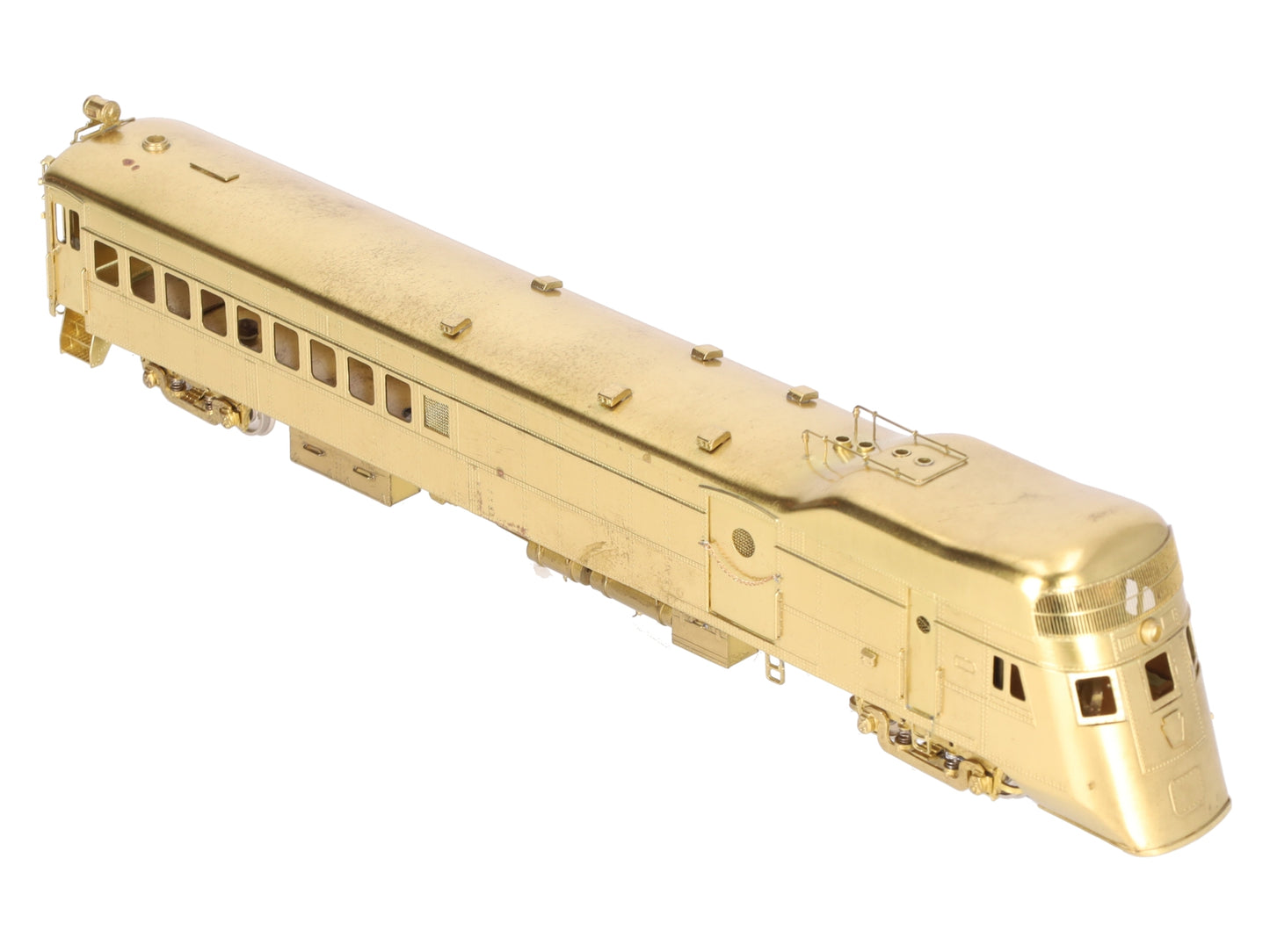 NJ Custom Brass 167 HO PRR Pennsylvania Gas Electric 4663 Streamlined Locomotive EX