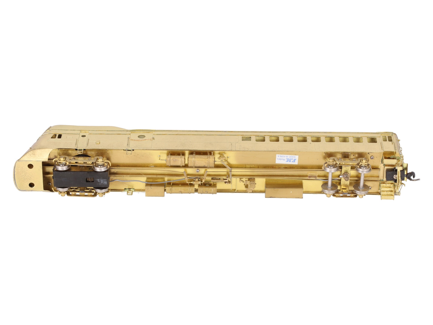 NJ Custom Brass 167 HO PRR Pennsylvania Gas Electric 4663 Streamlined Locomotive EX