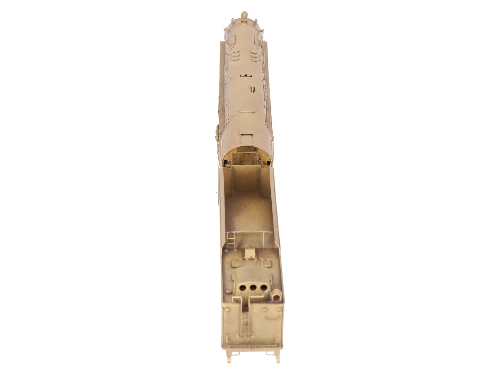 Custom NJ Brass ST-809 HO PRR Q-1 Duplex 4-6-4-4 Steam Loco & Tender - Unpainted EX