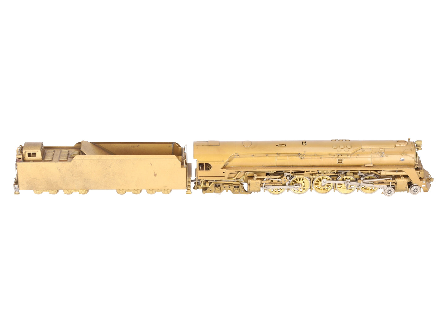 Custom NJ Brass ST-809 HO PRR Q-1 Duplex 4-6-4-4 Steam Loco & Tender - Unpainted EX