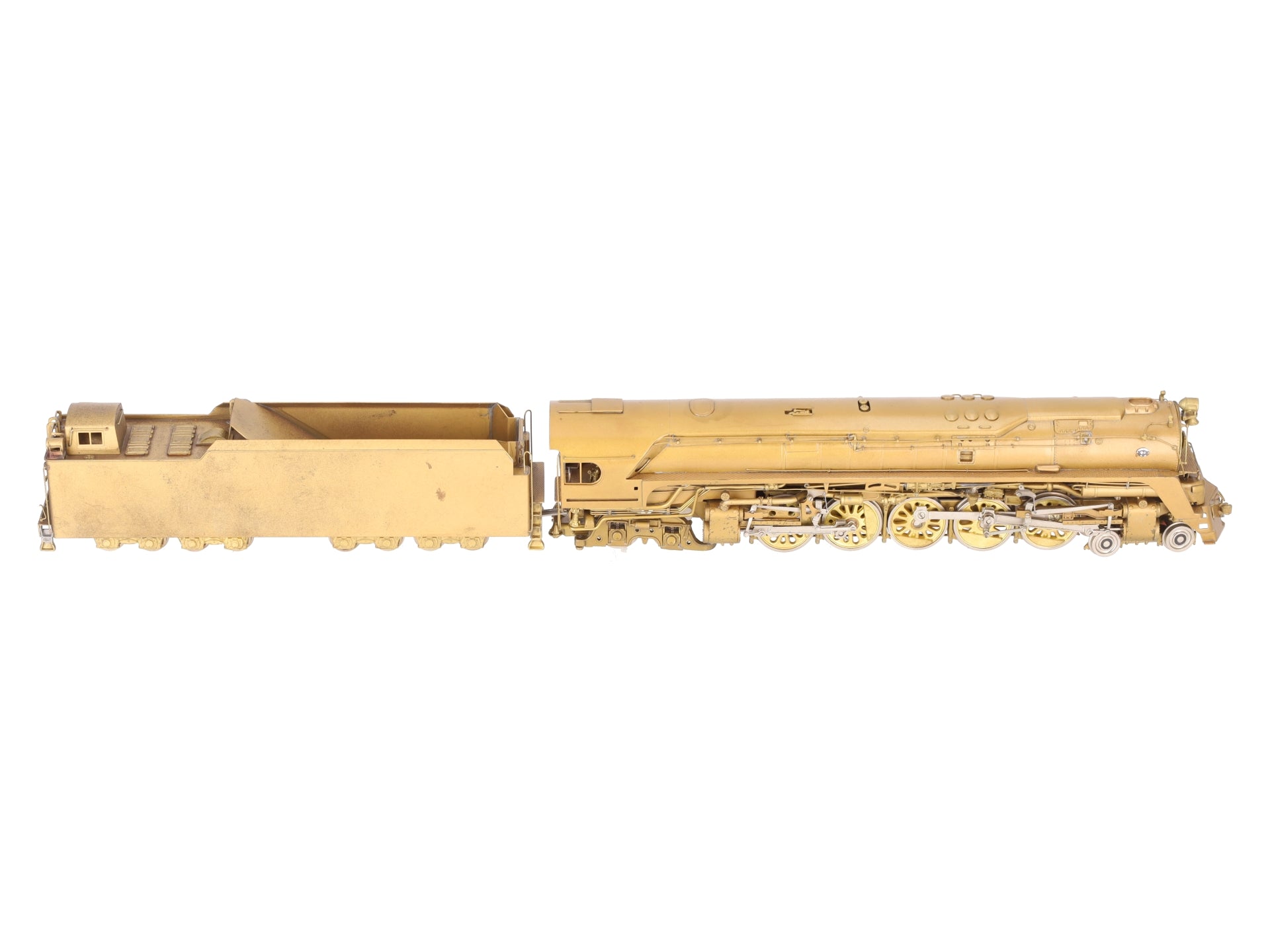 Custom NJ Brass ST-809 HO PRR Q-1 Duplex 4-6-4-4 Steam Loco & Tender - Unpainted EX