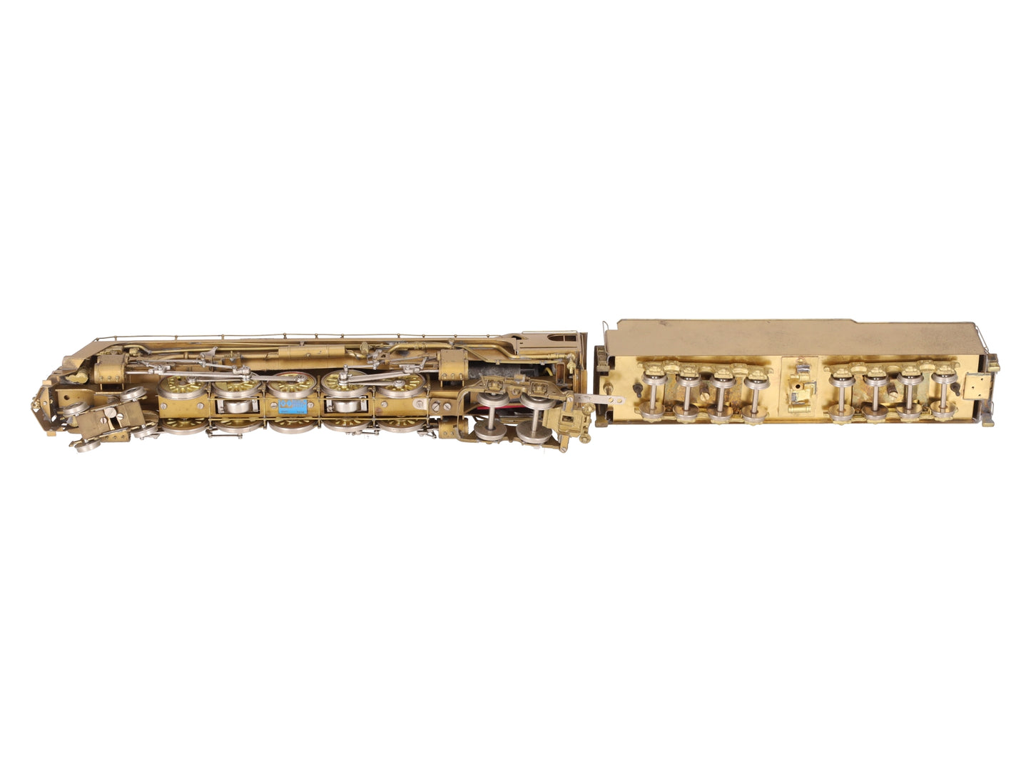Custom NJ Brass ST-809 HO PRR Q-1 Duplex 4-6-4-4 Steam Loco & Tender - Unpainted EX