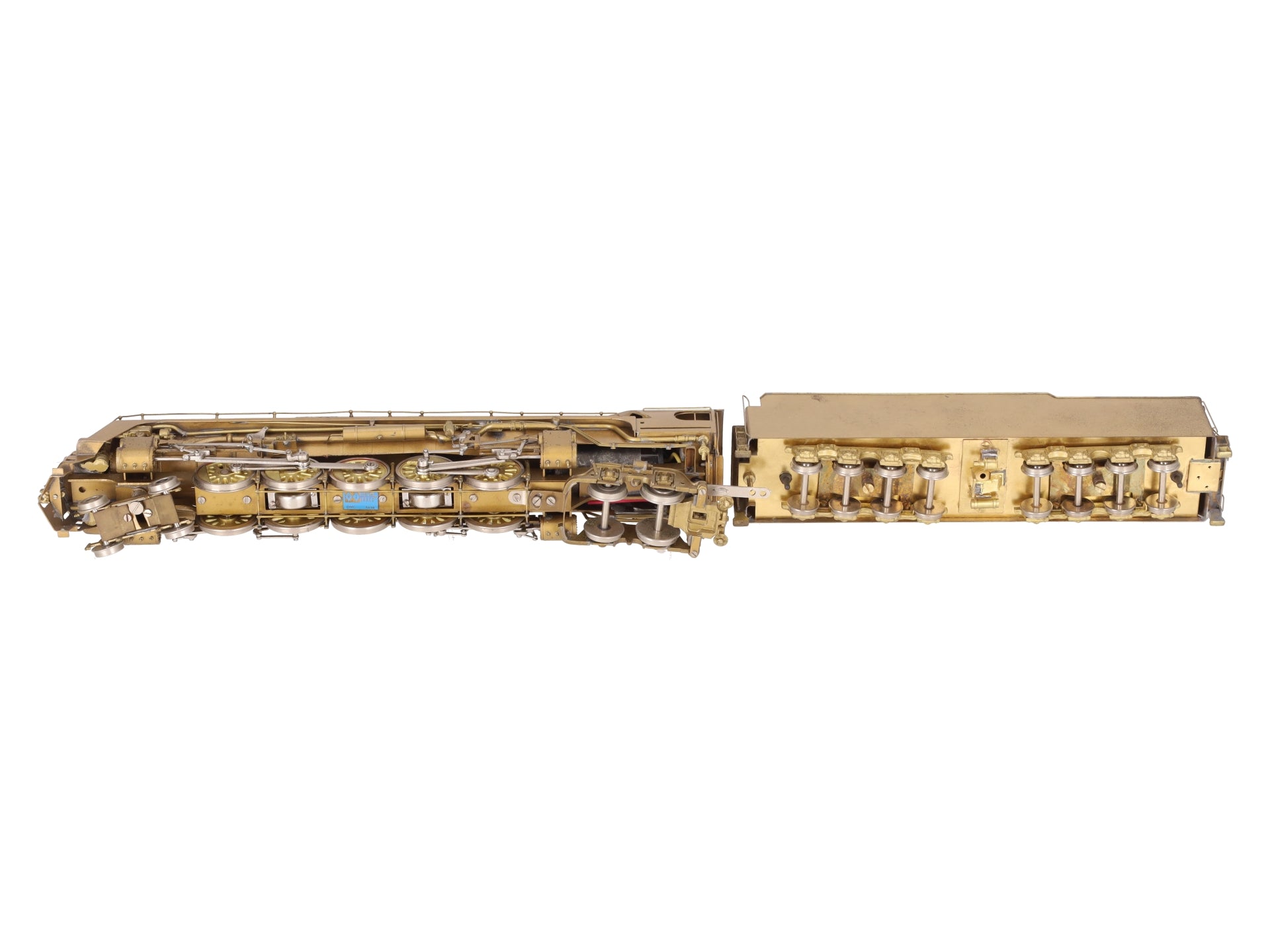 Custom NJ Brass ST-809 HO PRR Q-1 Duplex 4-6-4-4 Steam Loco & Tender - Unpainted EX