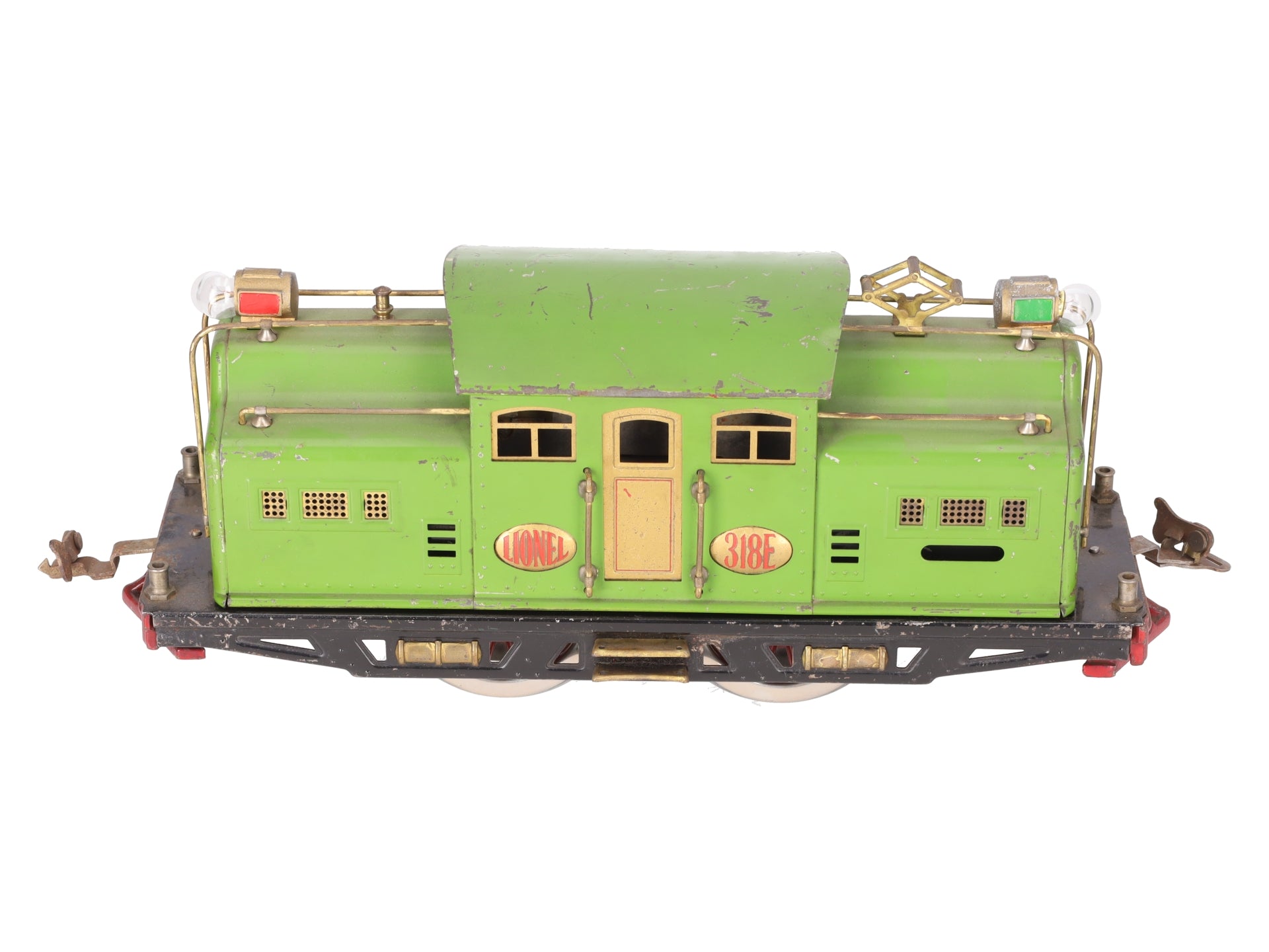 Lionel 318E Vintage Standard Gauge Pea Green Electric Locomotive VG