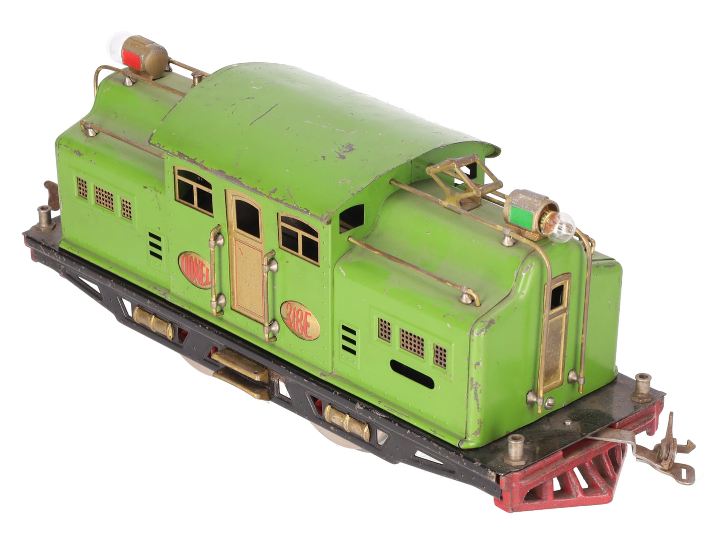 Lionel 318E Vintage Standard Gauge Pea Green Electric Locomotive VG