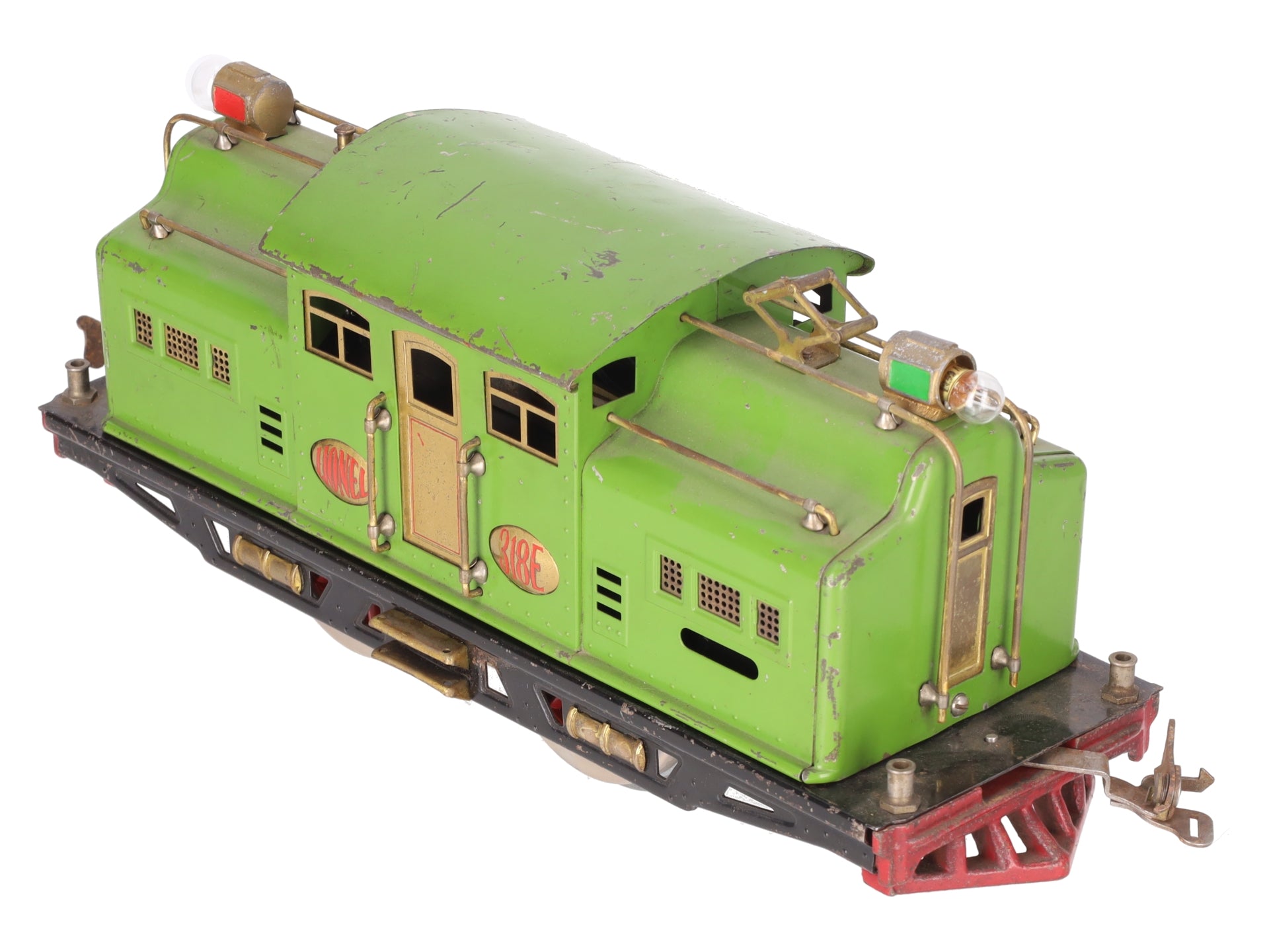 Lionel 318E Vintage Standard Gauge Pea Green Electric Locomotive VG
