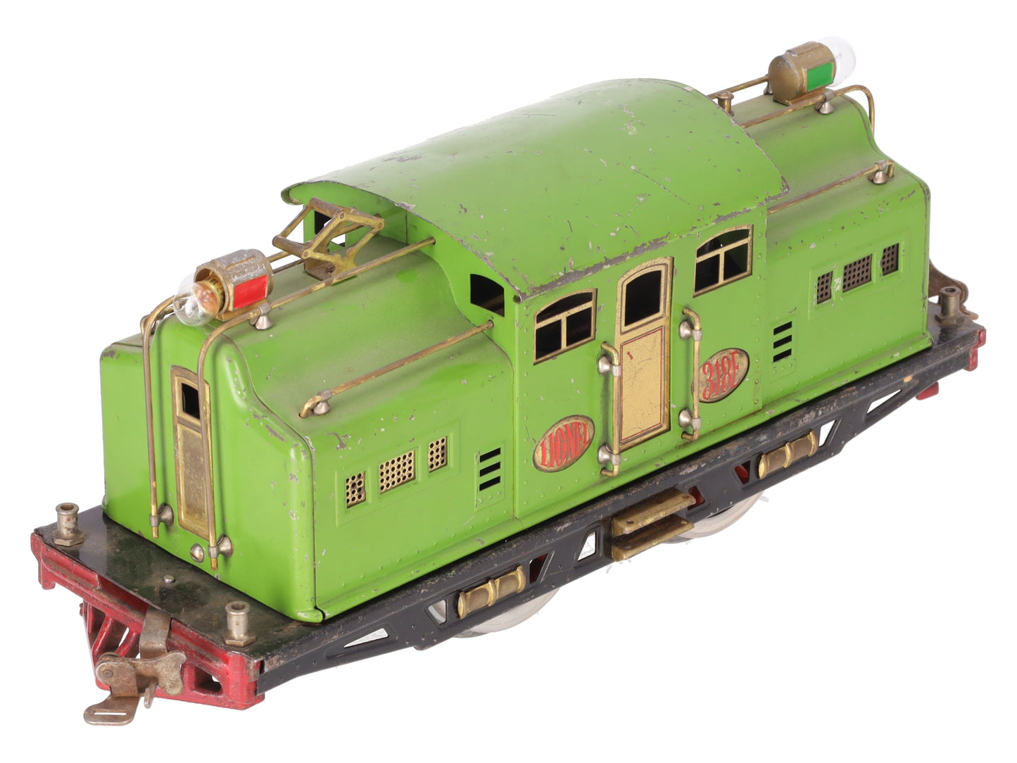 Lionel 318E Vintage Standard Gauge Pea Green Electric Locomotive VG
