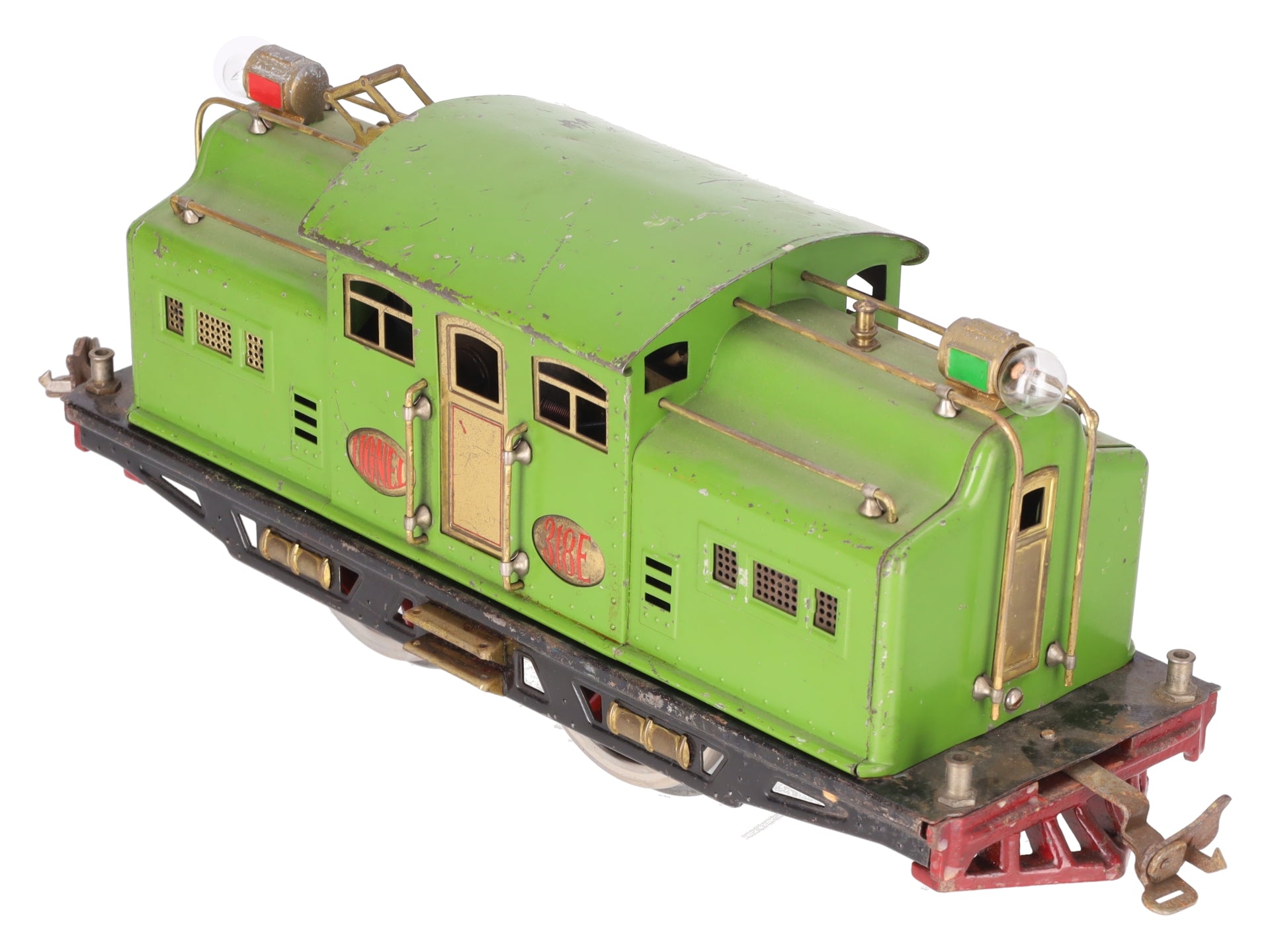 Lionel 318E Vintage Standard Gauge Pea Green Electric Locomotive VG