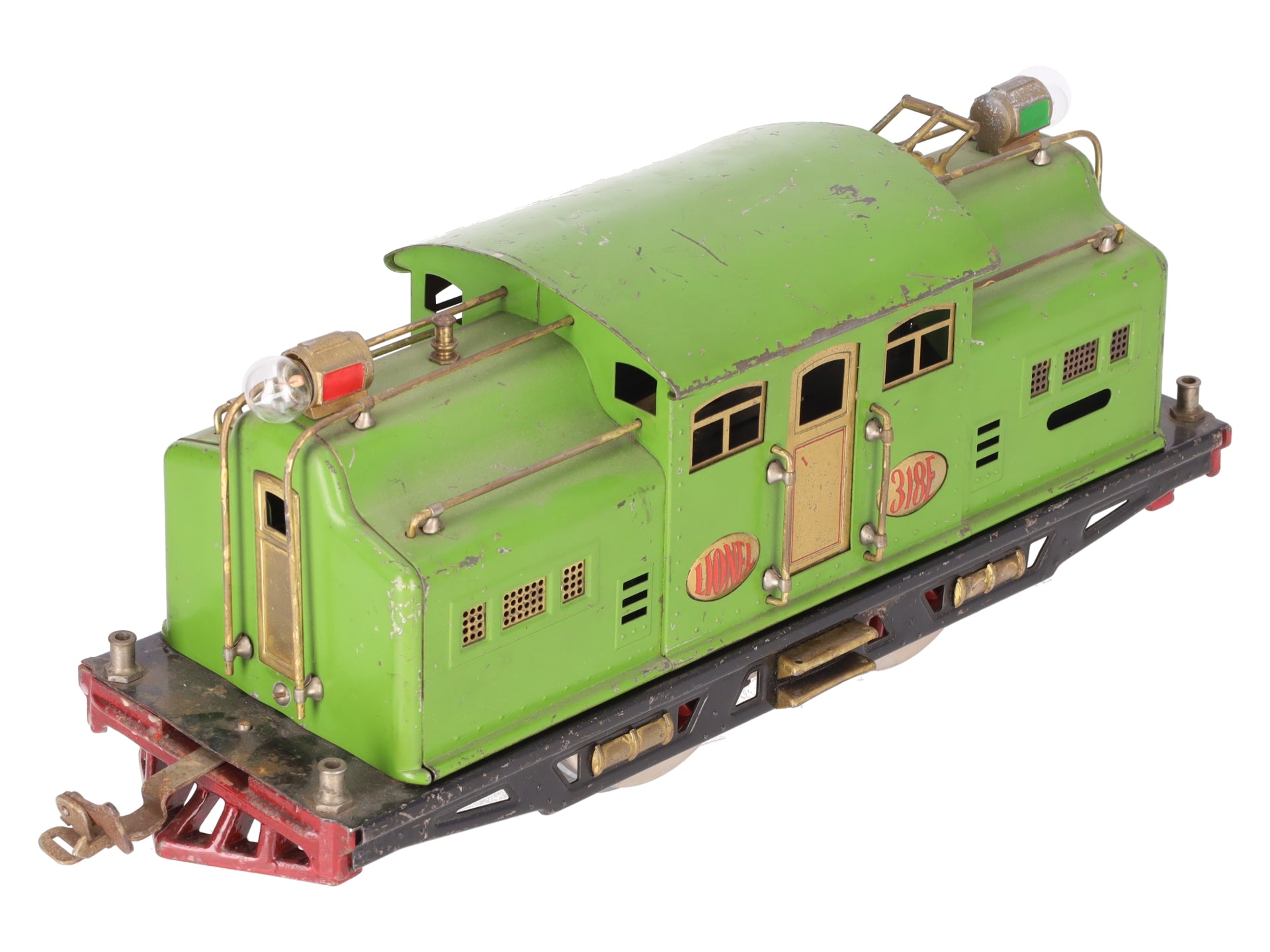 Lionel 318E Vintage Standard Gauge Pea Green Electric Locomotive VG