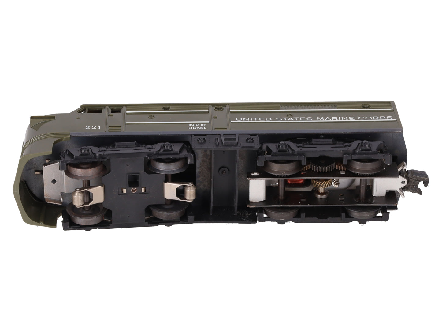 Lionel 221 Vintage O USMC Alco A Diesel Locomotive -Repainted