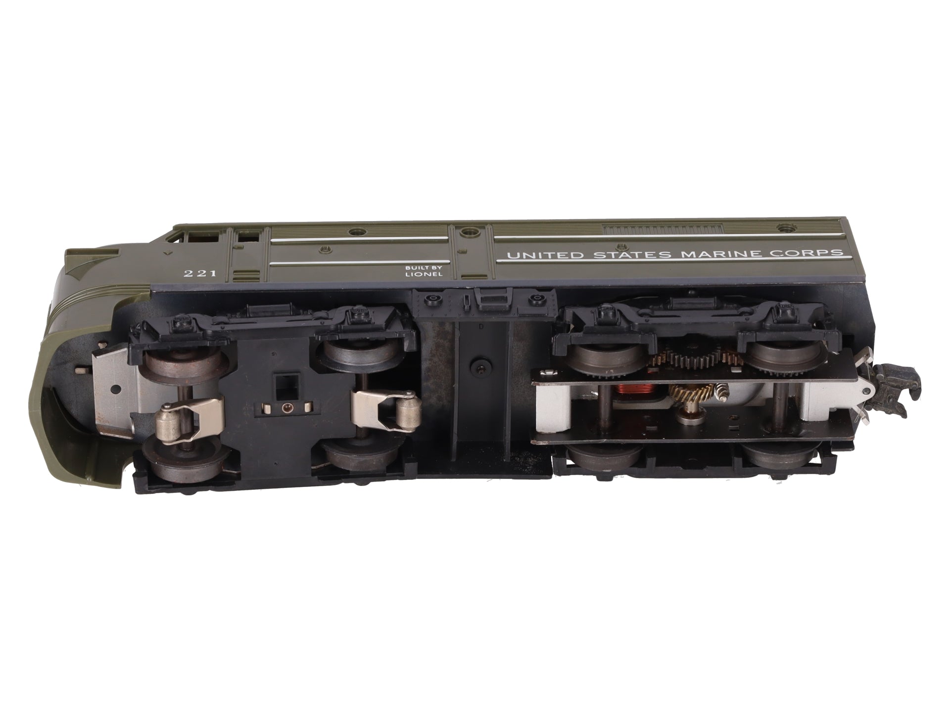 Lionel 221 Vintage O USMC Alco A Diesel Locomotive -Repainted