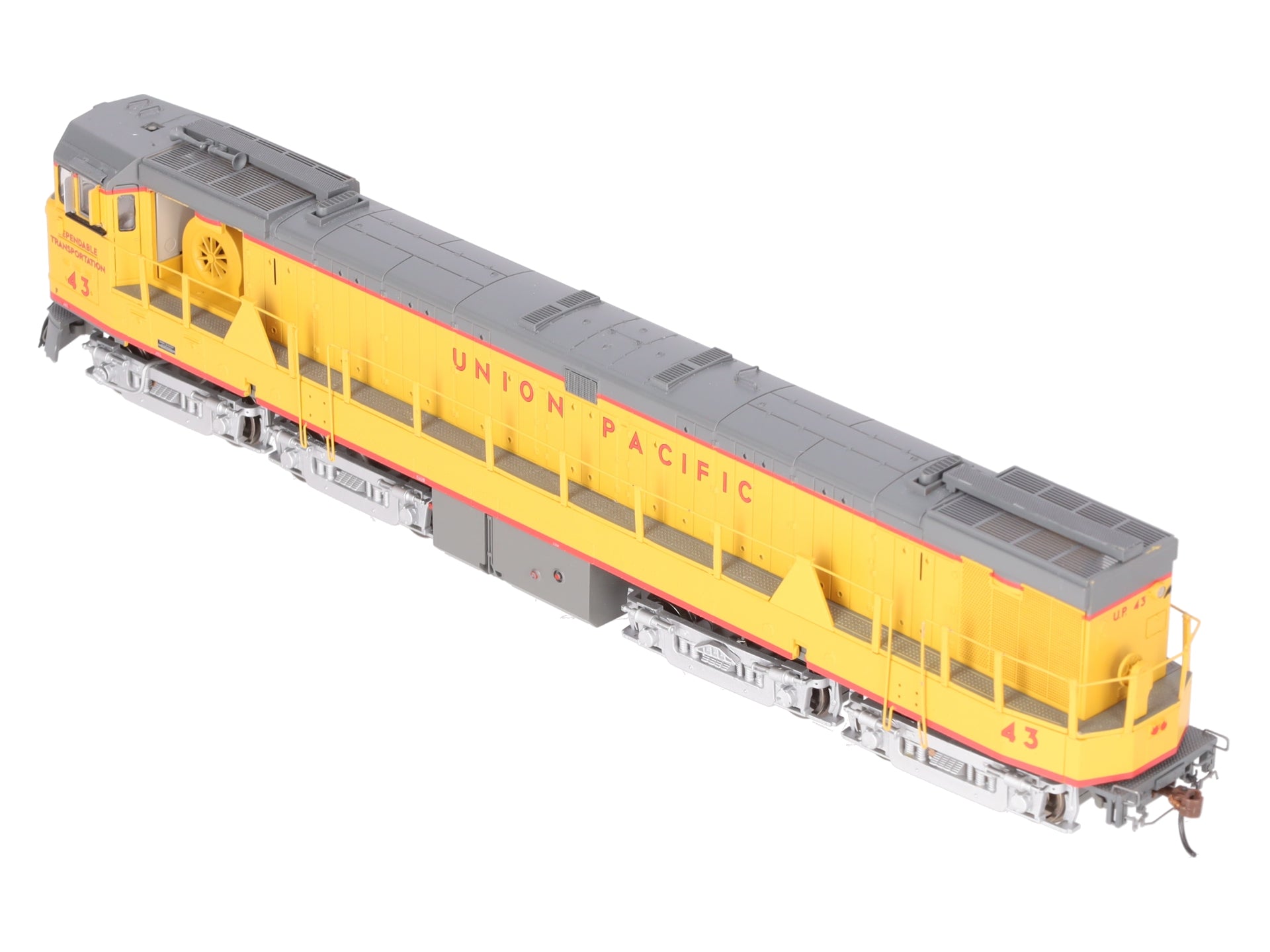 Athearn G41009 HO Union Pacific U50 Diesel Locomotive #43 VG/Box