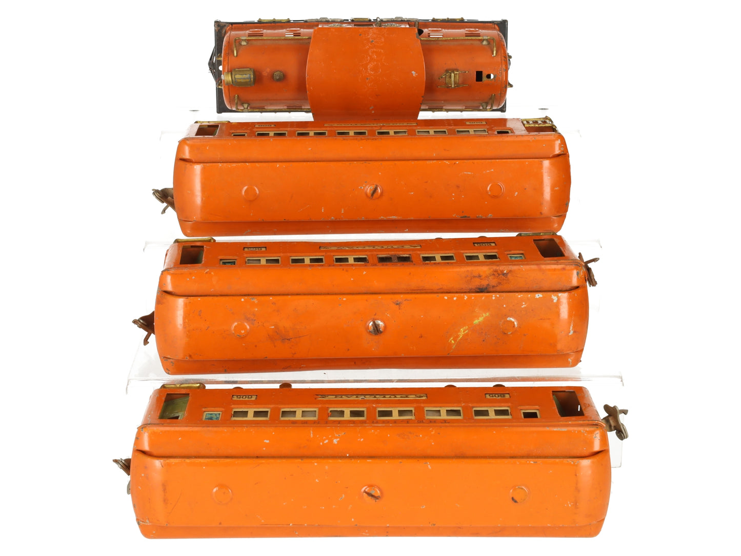 Lionel 4U Vintage O Prewar 1930 Macy's Special Tinplate Electric Passenger Set