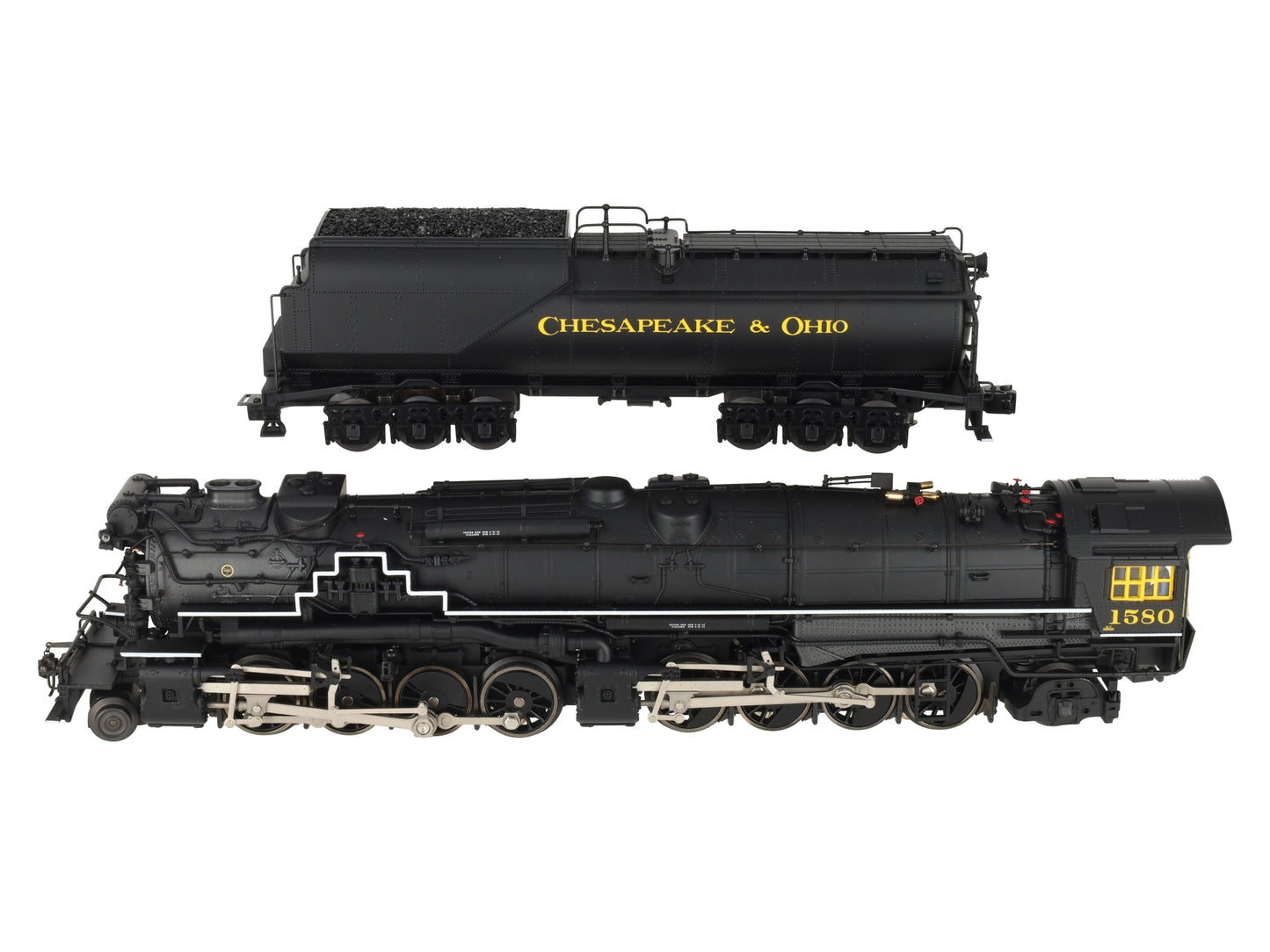 Lionel 6-38058 Chesapeake & Ohio 2-8-8-2 H-7 Steam Locomotive & Tender #1580 EX/Box