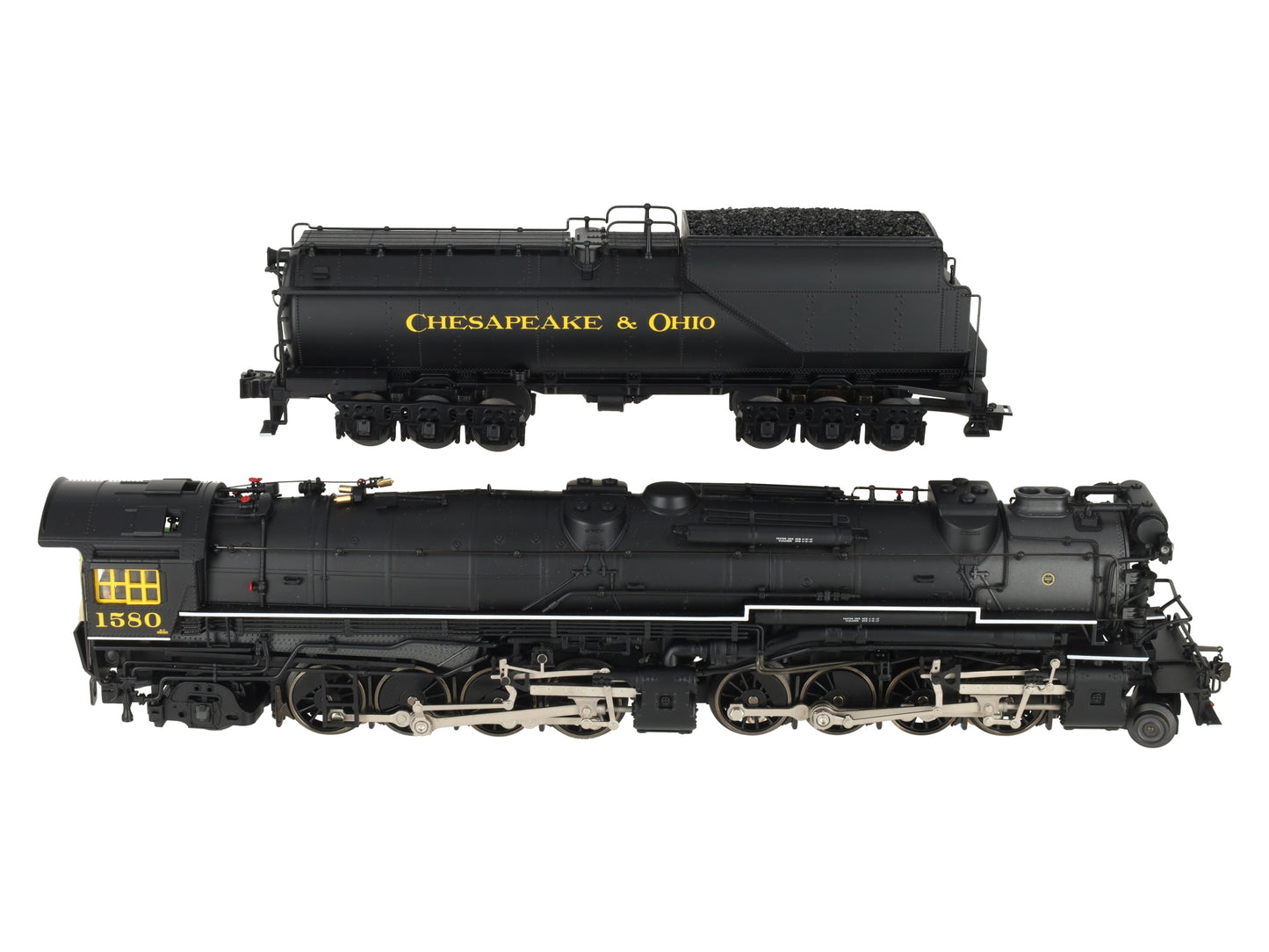 Lionel 6-38058 Chesapeake & Ohio 2-8-8-2 H-7 Steam Locomotive & Tender #1580 EX/Box
