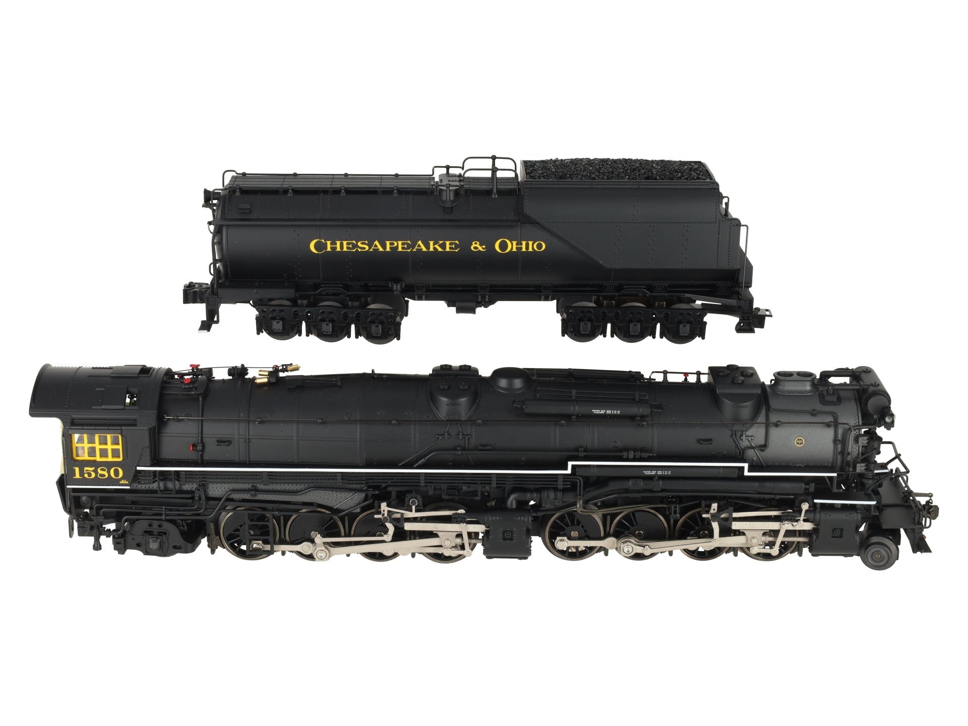 Lionel 6-38058 Chesapeake & Ohio 2-8-8-2 H-7 Steam Locomotive & Tender #1580 EX/Box