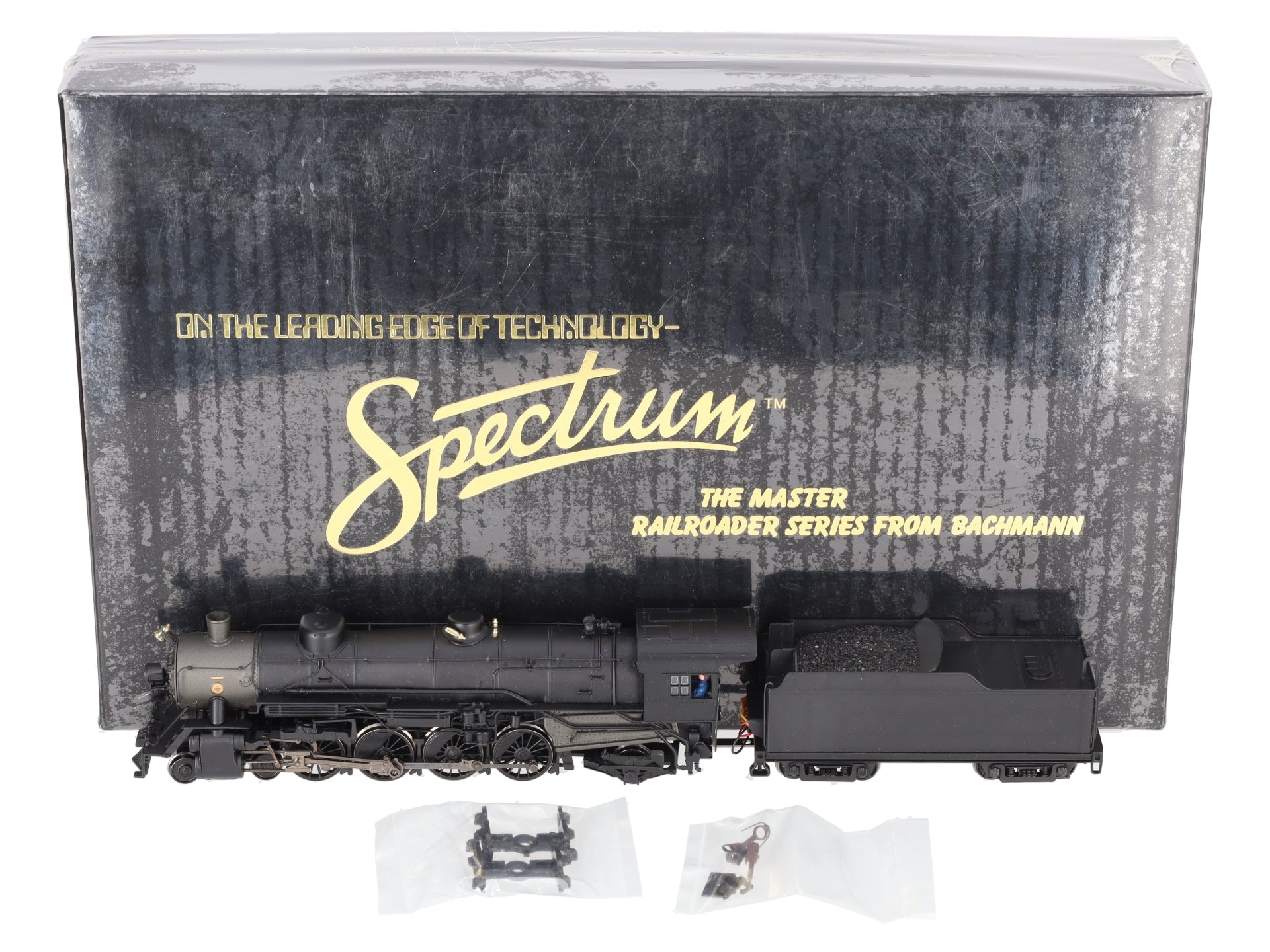 Bachmann 81601 HO Unlettered USRA Light 4-8-2 Mountain Steam Locomotive VG/Box