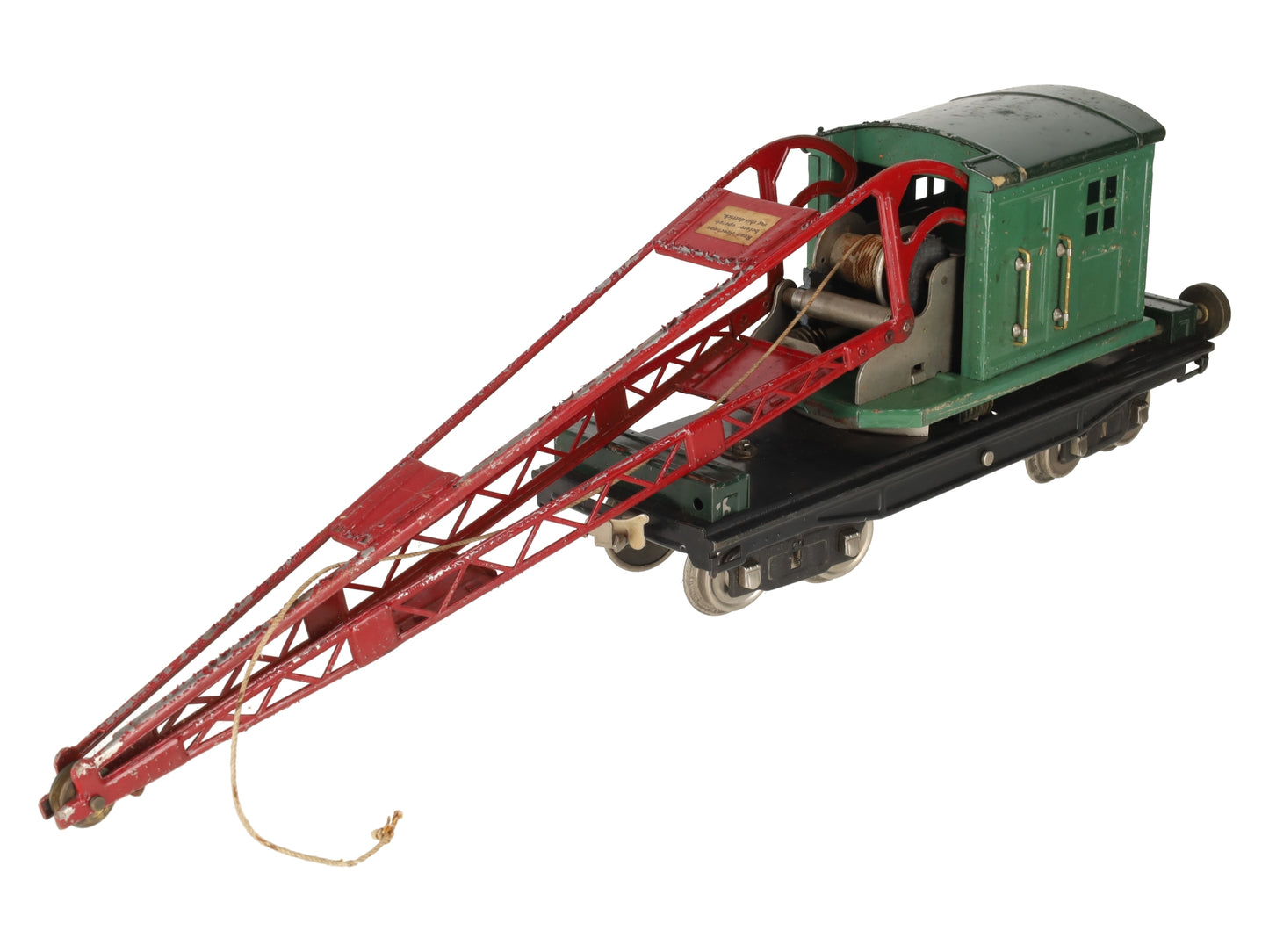 Lionel 219 Vintage Standard Gauge Lionel Lines Operating Crane Car/Box