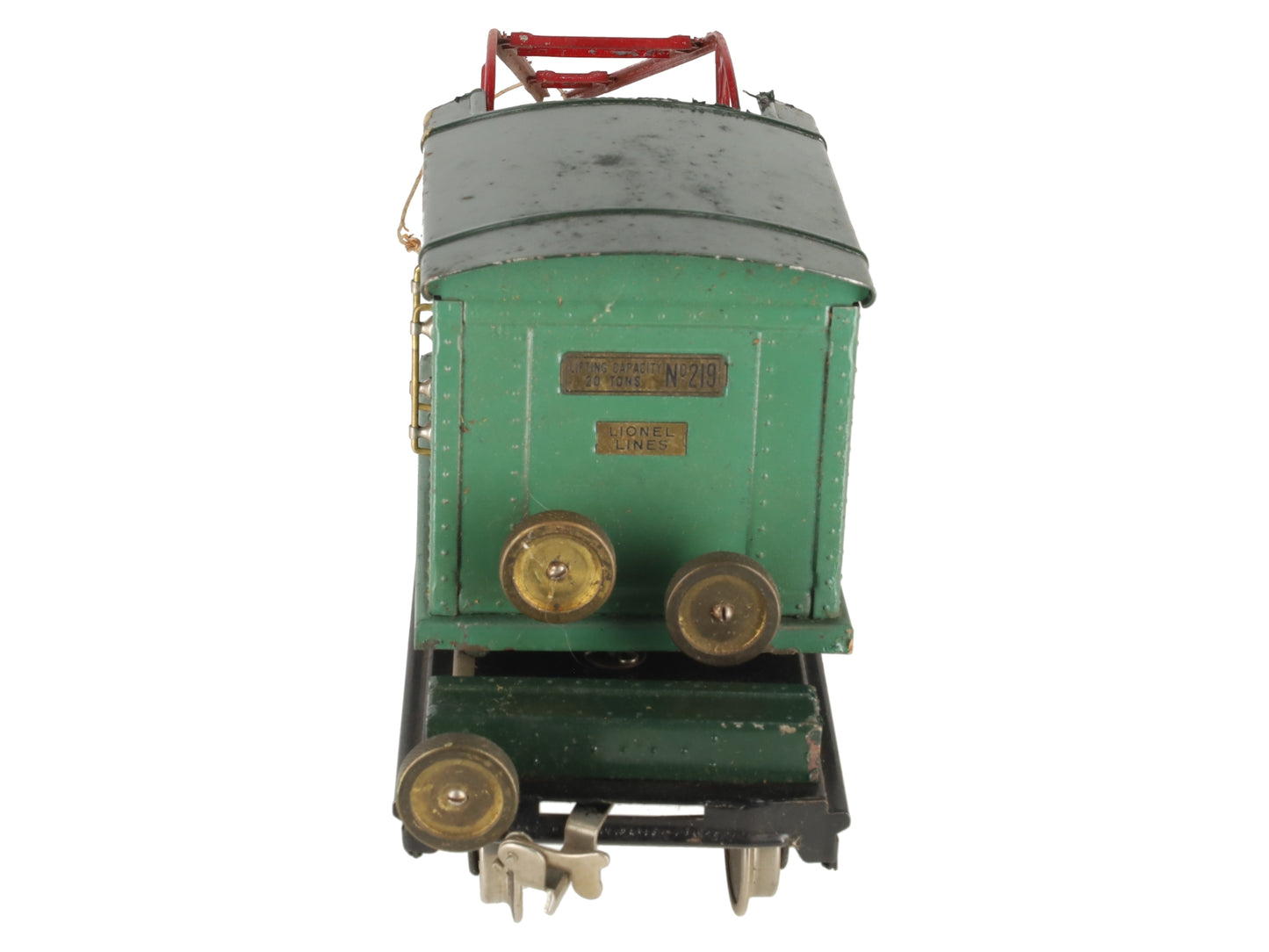 Lionel 219 Vintage Standard Gauge Lionel Lines Operating Crane Car/Box