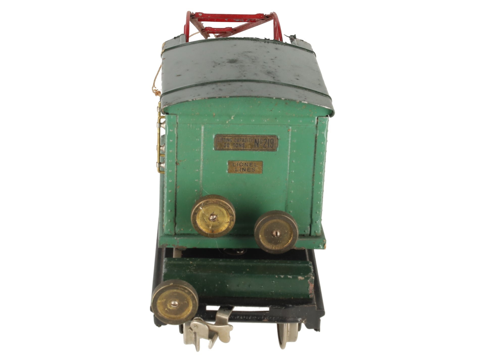 Lionel 219 Vintage Standard Gauge Lionel Lines Operating Crane Car/Box