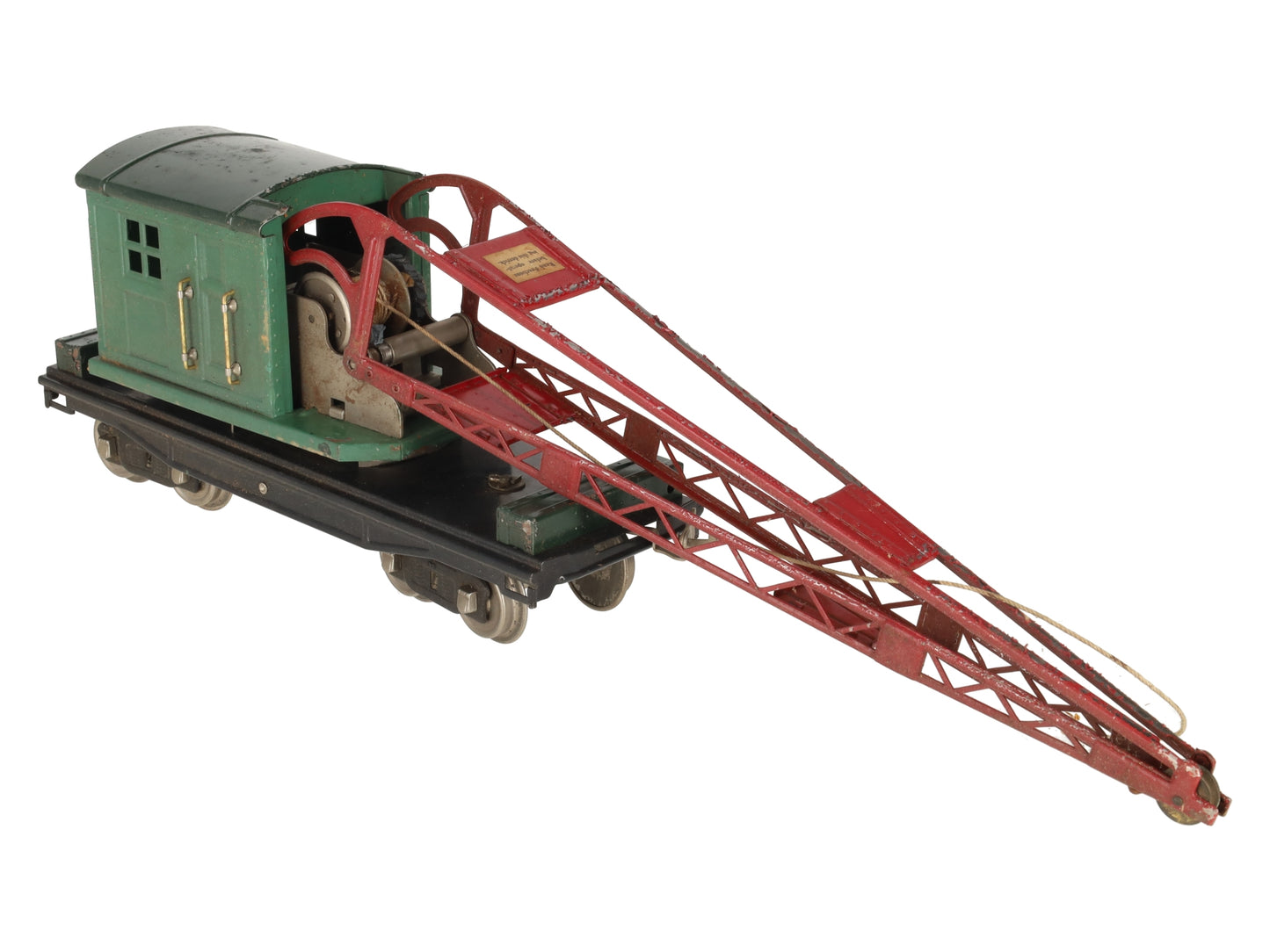 Lionel 219 Vintage Standard Gauge Lionel Lines Operating Crane Car/Box