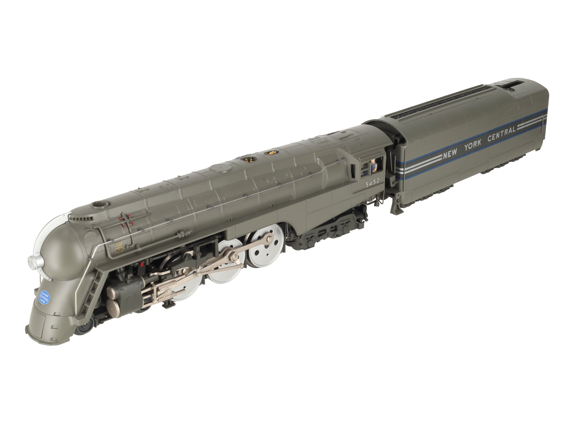 Lionel 6-28084 O NYC Dreyfus Hudson Steam Locomotive & Tender #5452 w/ TMCC EX/Box