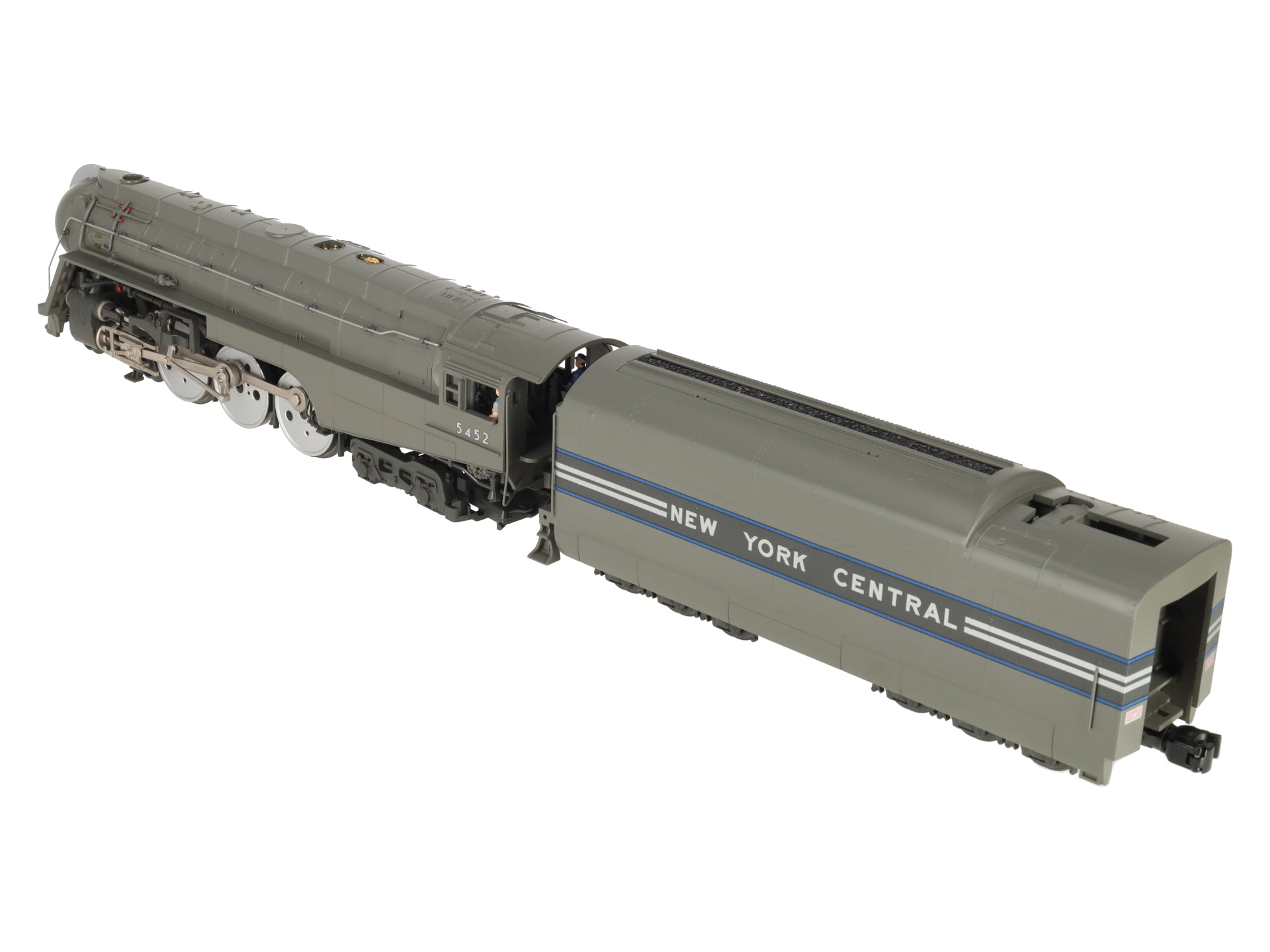 Lionel 6-28084 O NYC Dreyfus Hudson Steam Locomotive & Tender #5452 w/ TMCC EX/Box