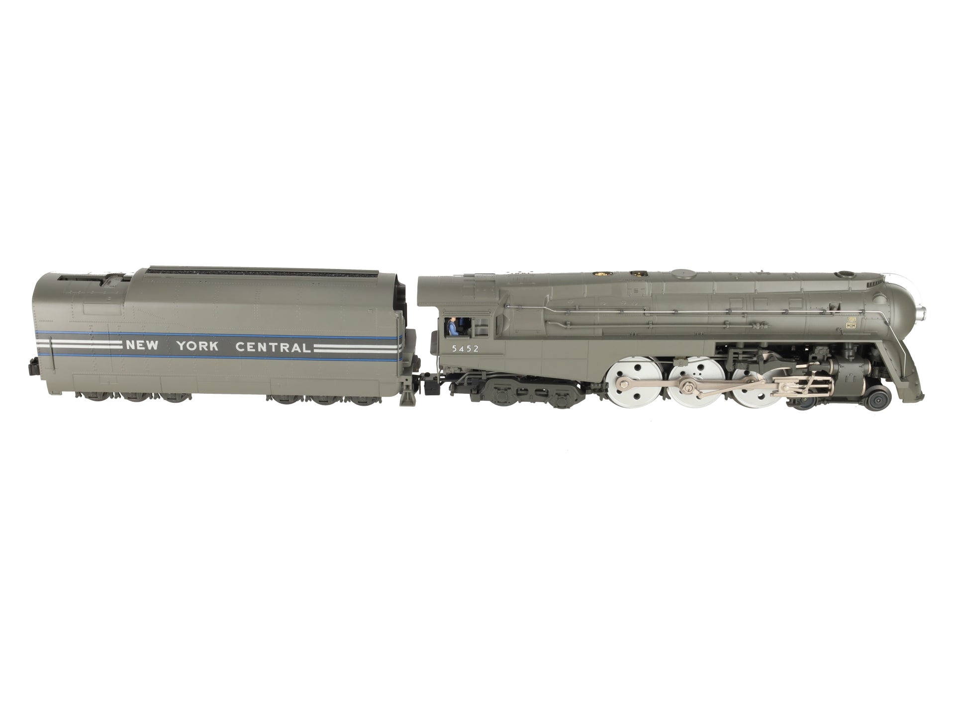 Lionel 6-28084 O NYC Dreyfus Hudson Steam Locomotive & Tender #5452 w/ TMCC EX/Box