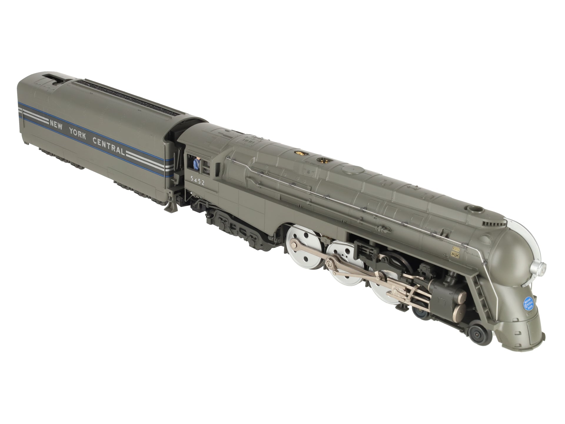 Lionel 6-28084 O NYC Dreyfus Hudson Steam Locomotive & Tender #5452 w/ TMCC EX/Box