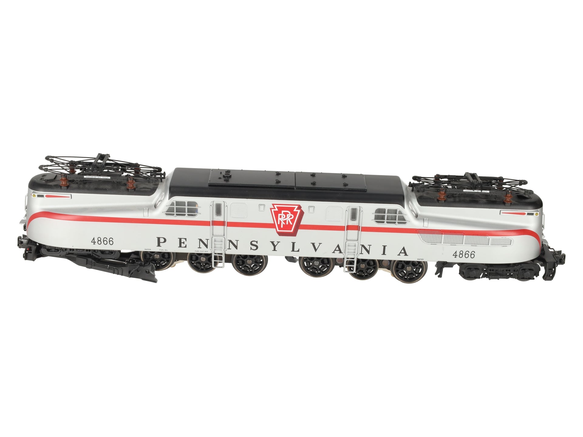 Lionel 6-18374 O Gauge Pennsylvania Silver GG-1 Electric Engine w/TMCC #4866