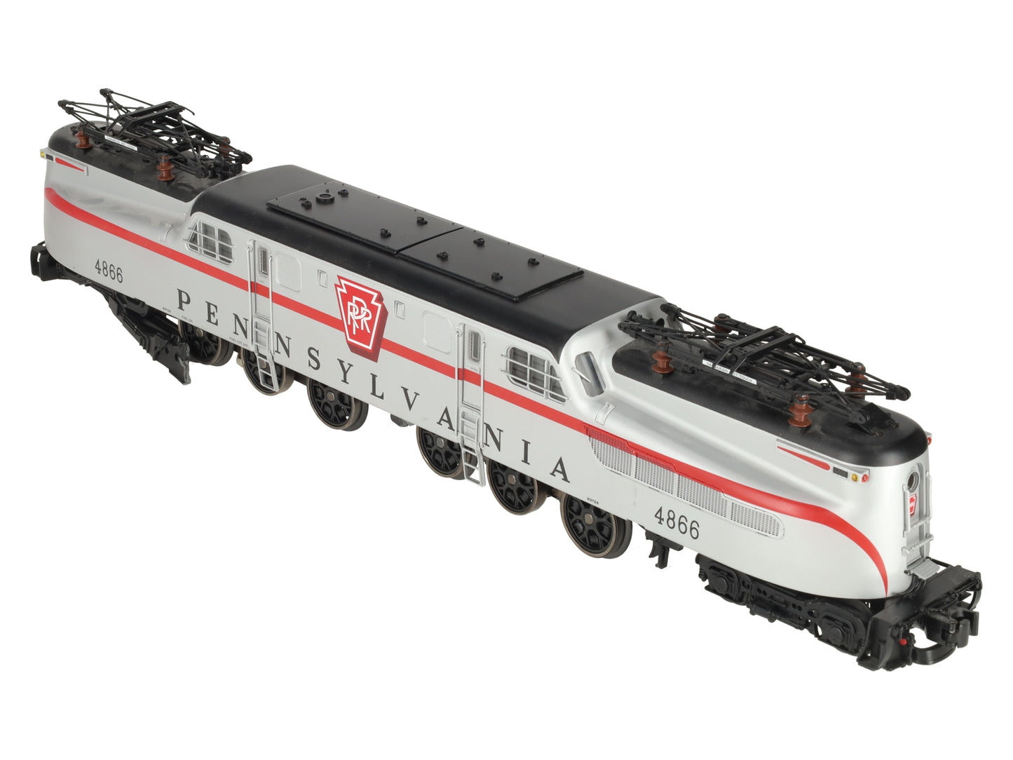 Lionel 6-18374 O Gauge Pennsylvania Silver GG-1 Electric Engine w/TMCC #4866