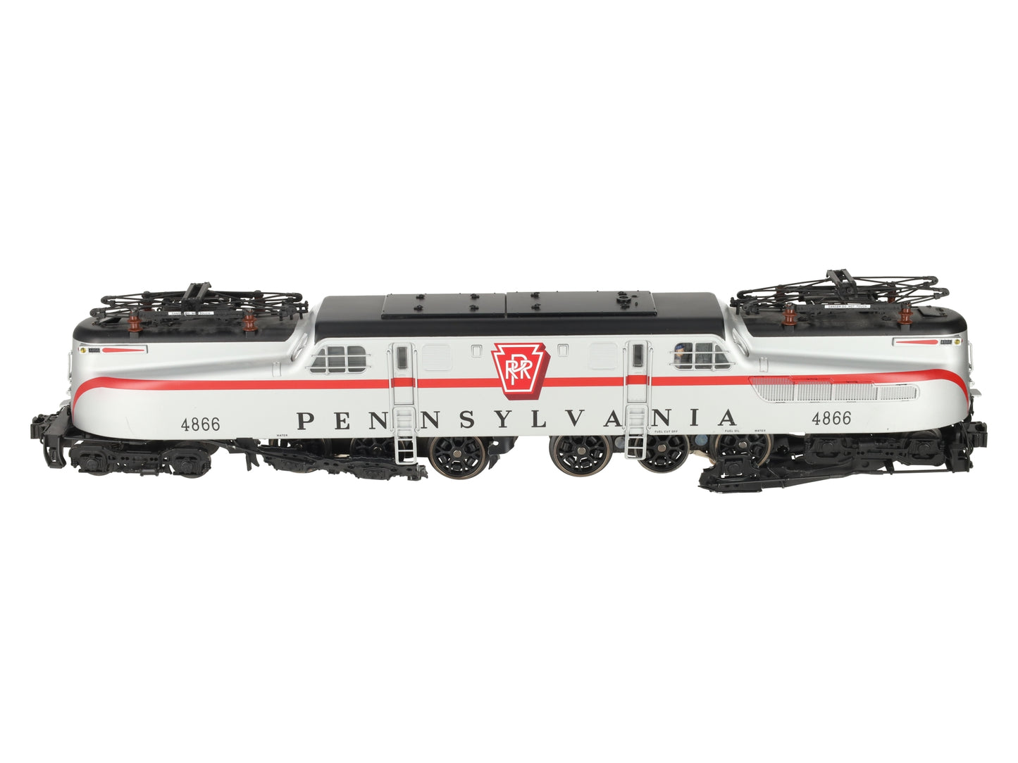 Lionel 6-18374 O Gauge Pennsylvania Silver GG-1 Electric Engine w/TMCC #4866