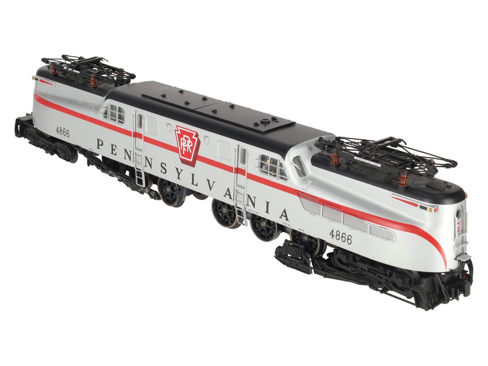 Lionel 6-18374 O Gauge Pennsylvania Silver GG-1 Electric Engine w/TMCC #4866