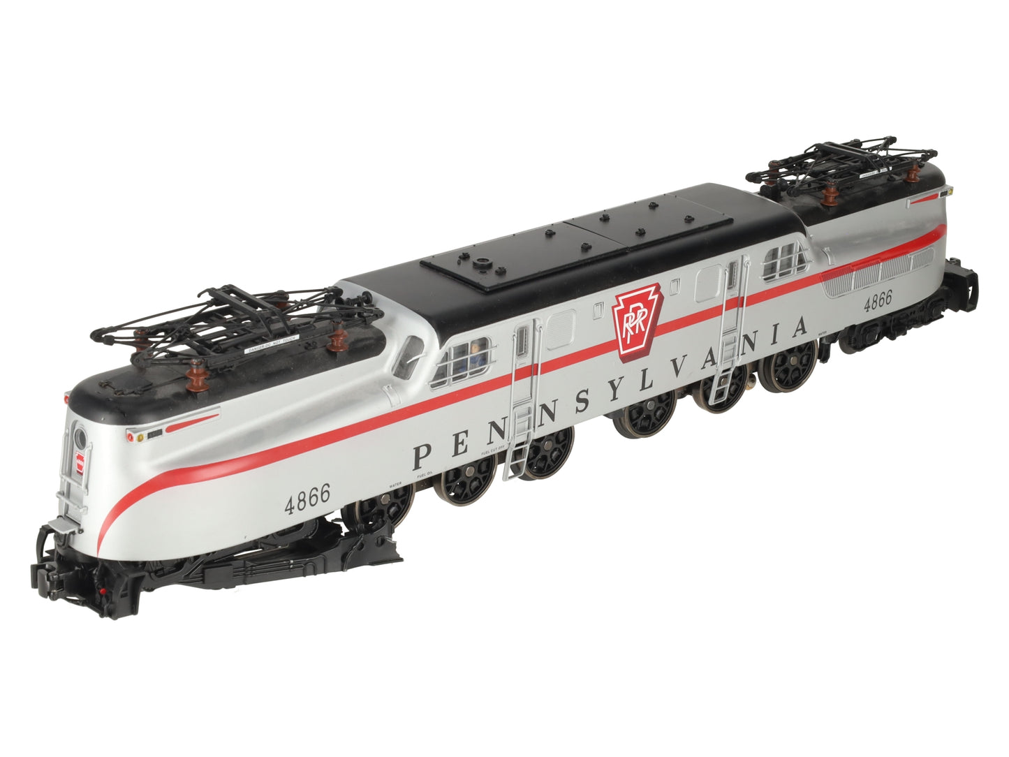 Lionel 6-18374 O Gauge Pennsylvania Silver GG-1 Electric Engine w/TMCC #4866