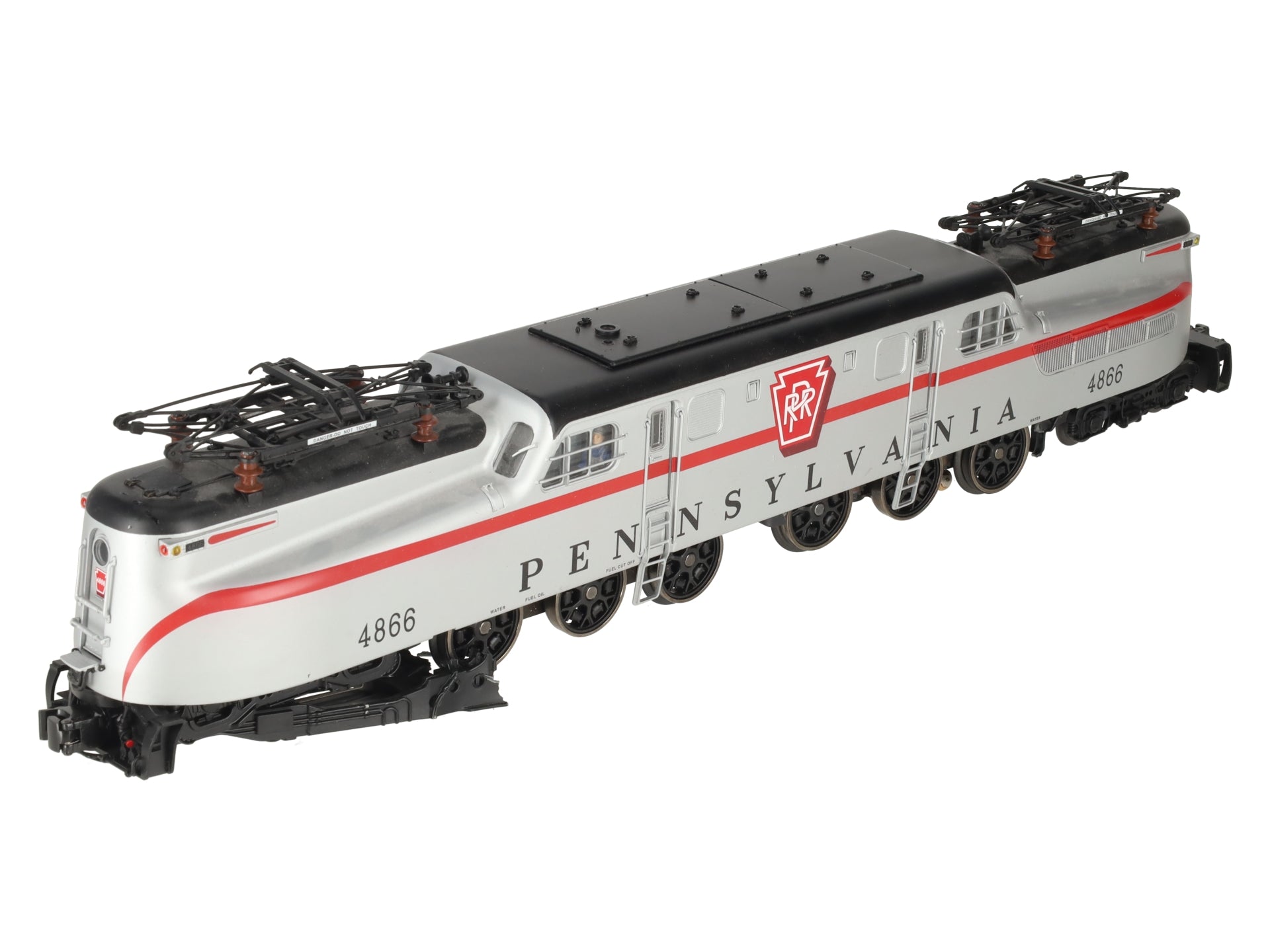 Lionel 6-18374 O Gauge Pennsylvania Silver GG-1 Electric Engine w/TMCC #4866