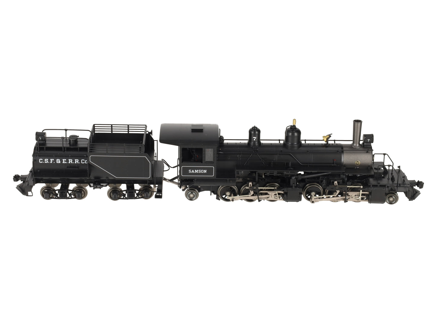 Sunset Models O 2-Rail Brass Samson Black Boiler 2-6-6-2 Steam Loco & Tender #7 EX/Box