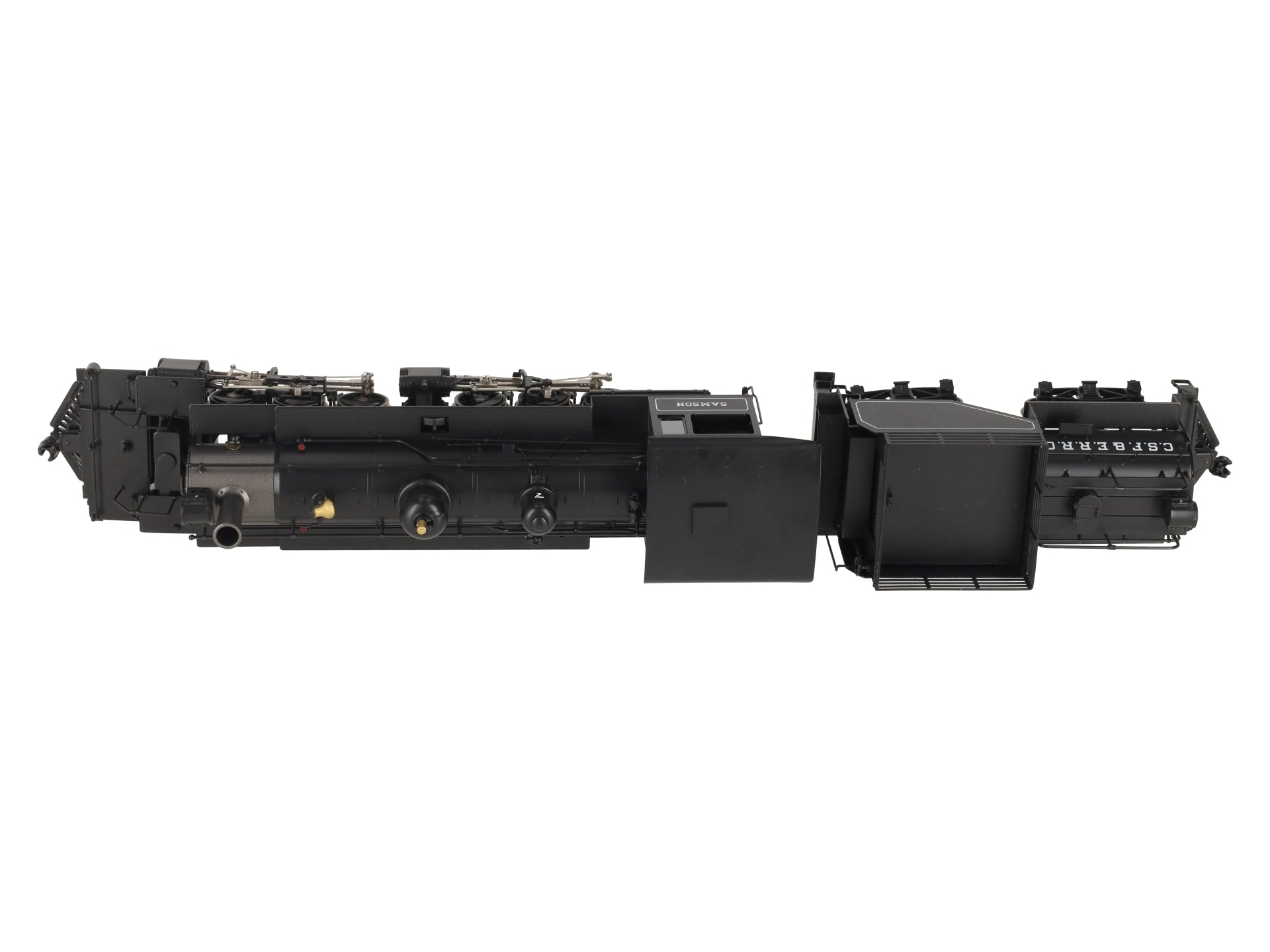 Sunset Models O 2-Rail Brass Samson Black Boiler 2-6-6-2 Steam Loco & Tender #7 EX/Box