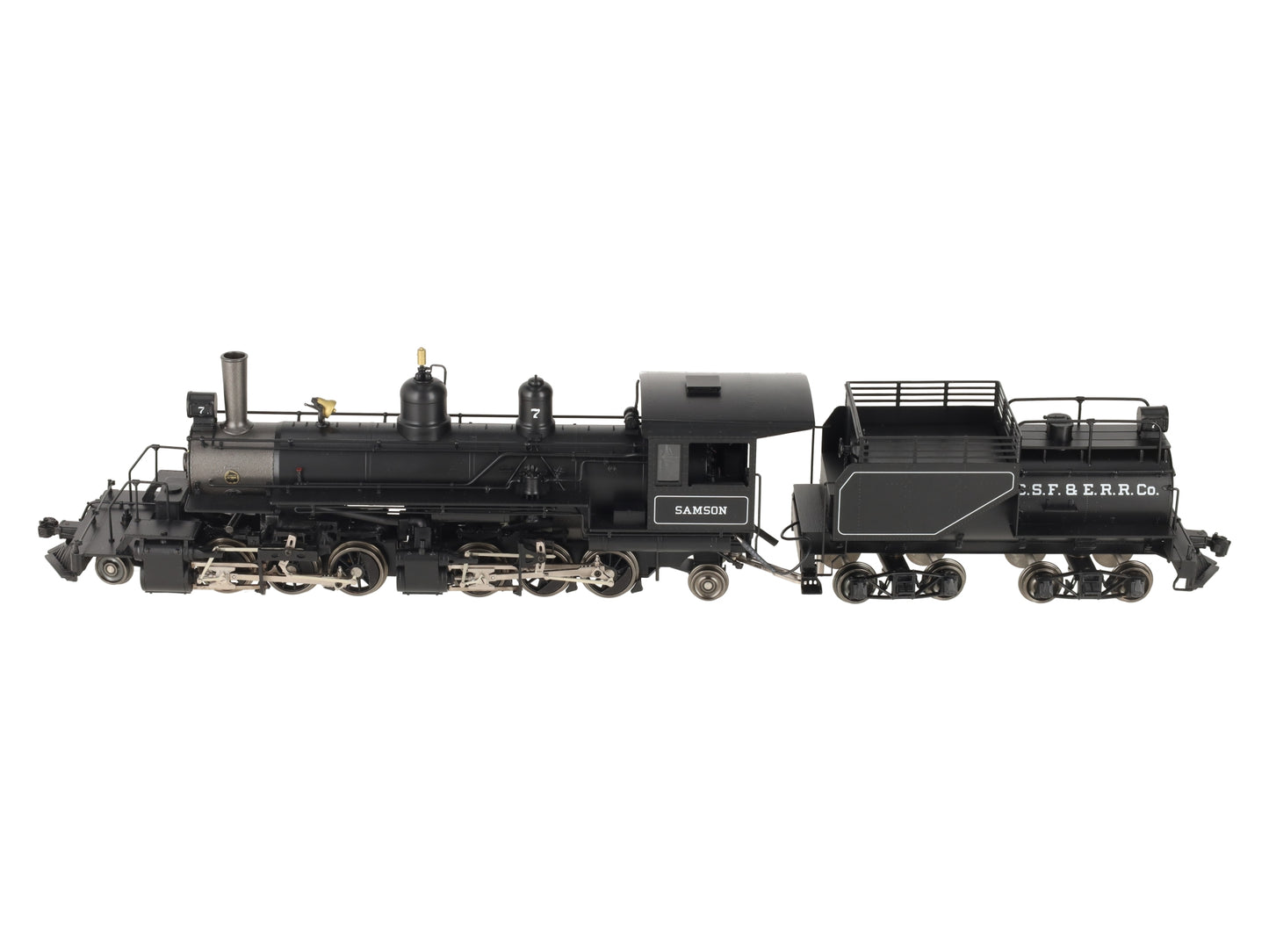 Sunset Models O 2-Rail Brass Samson Black Boiler 2-6-6-2 Steam Loco & Tender #7 EX/Box