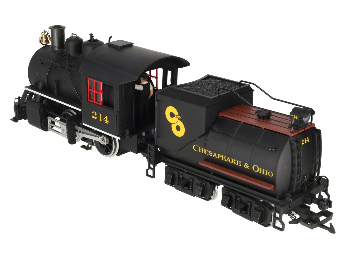 LGB 23232 G Scale C&O 0-4-0 Steam Locomotive & Tender w/Sound EX/Box