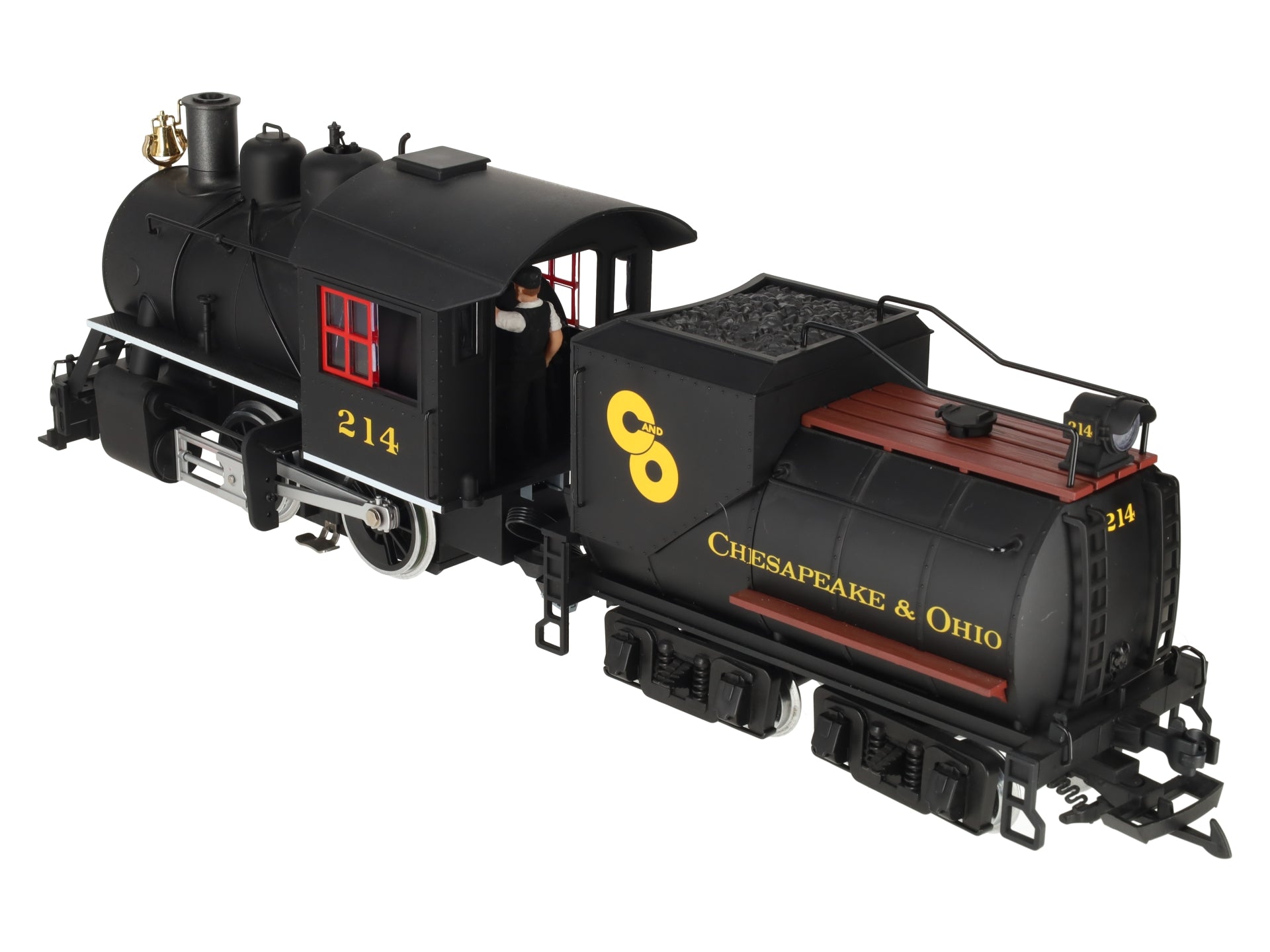 LGB 23232 G Scale C&O 0-4-0 Steam Locomotive & Tender w/Sound EX/Box