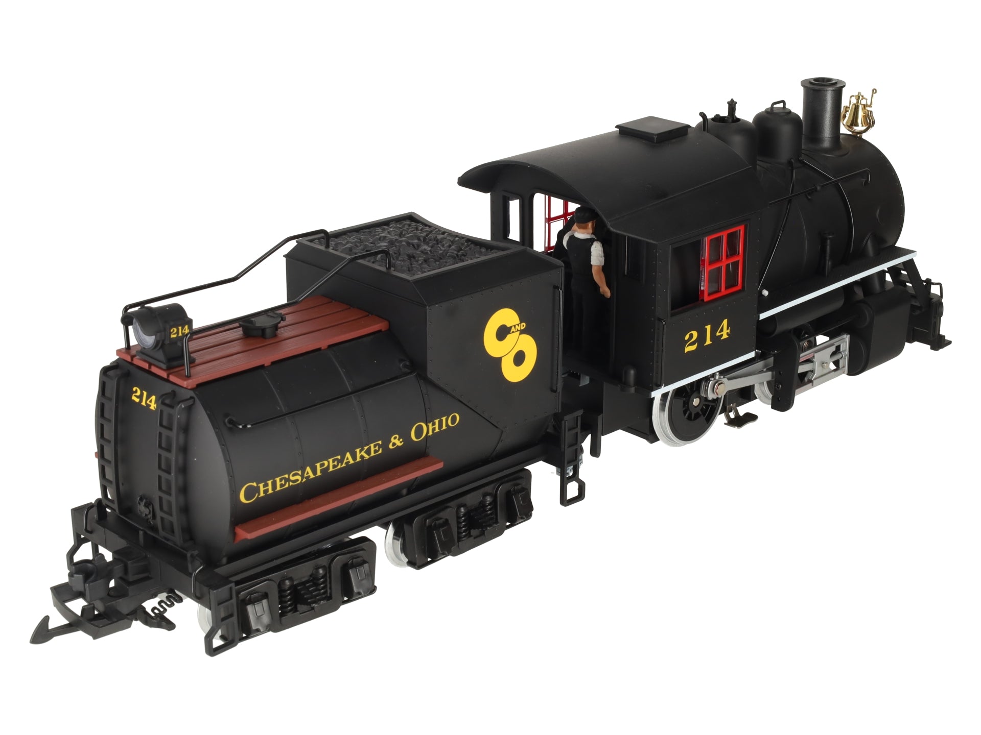 LGB 23232 G Scale C&O 0-4-0 Steam Locomotive & Tender w/Sound EX/Box