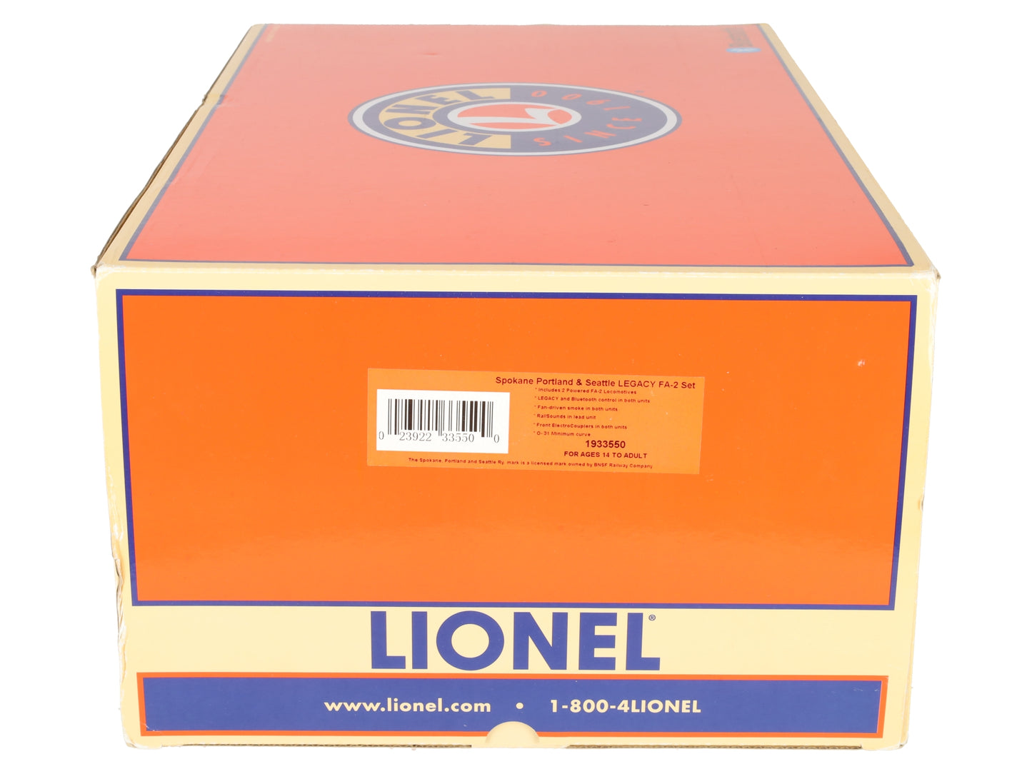 Lionel 1933550 O Spokane Portland & Seattle Legacy FA AA Diesel Loco Set #868 EX/Box