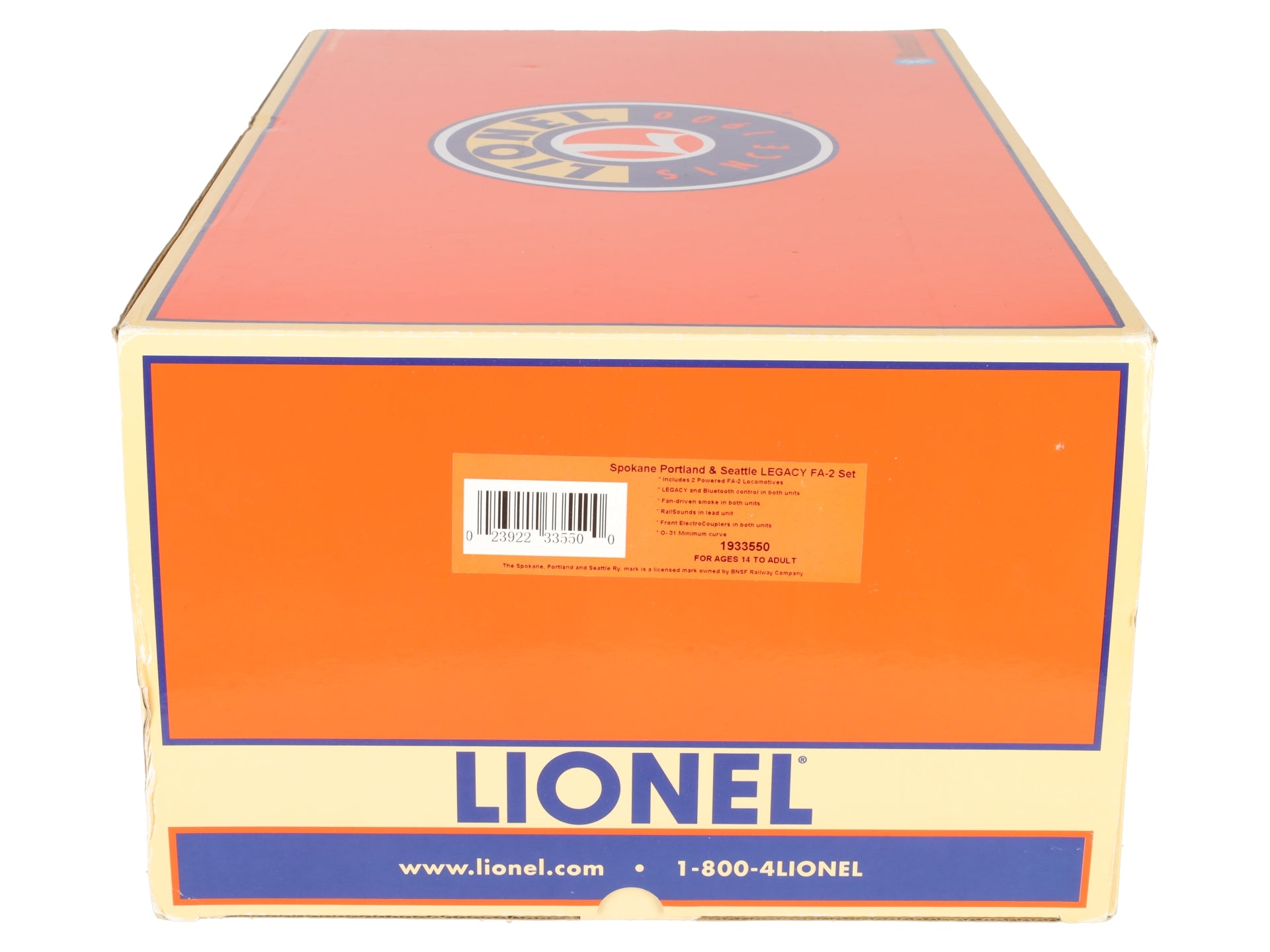 Lionel 1933550 O Spokane Portland & Seattle Legacy FA AA Diesel Loco Set #868 EX/Box