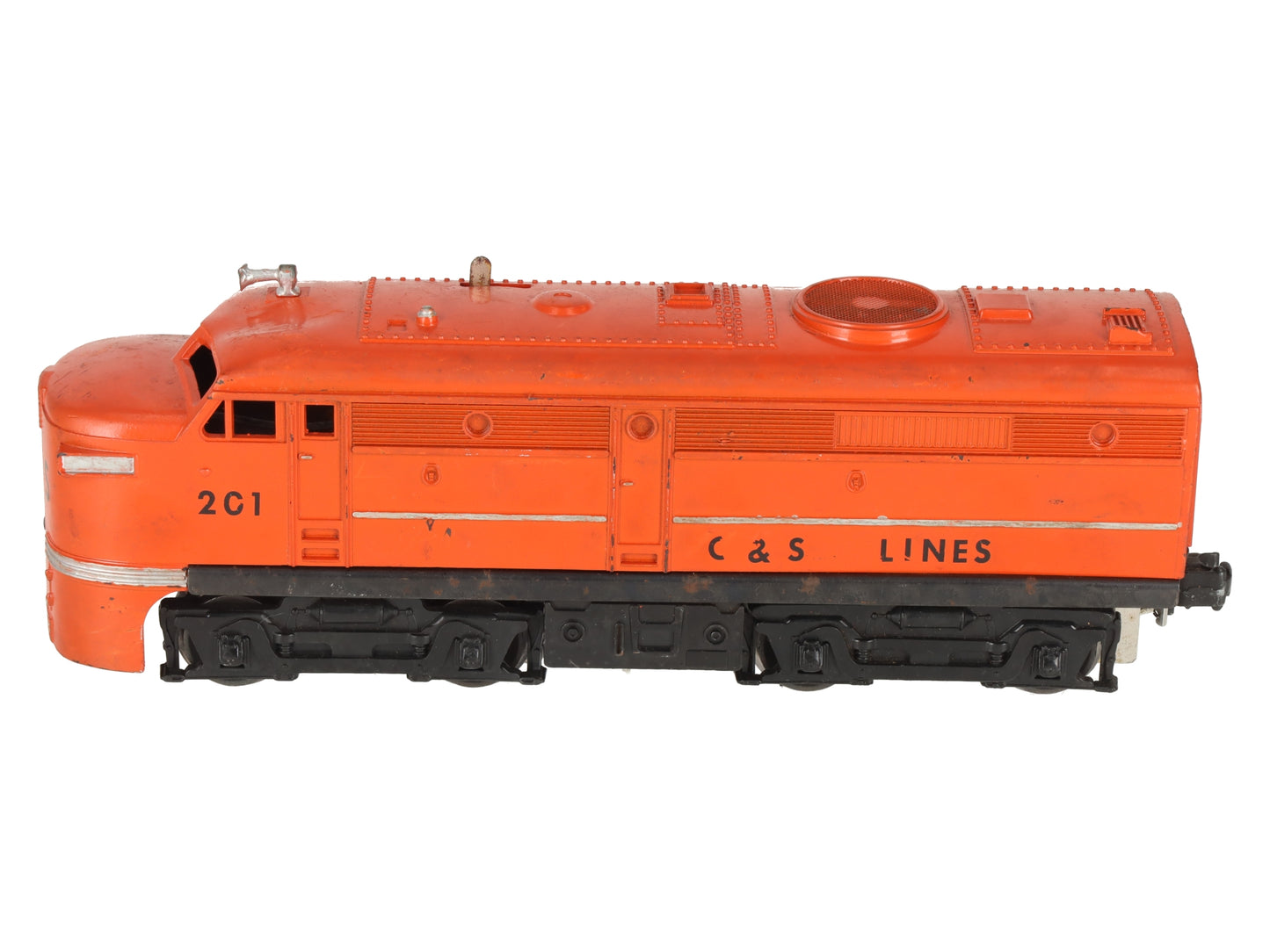 Lionel 202 Vintage O Gauge C&S Alco A Powered Diesel Locomotive - Custom Painted