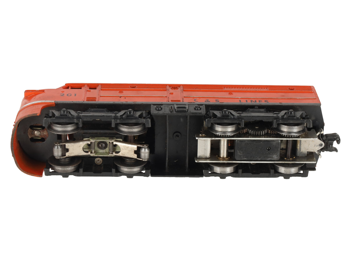 Lionel 202 Vintage O Gauge C&S Alco A Powered Diesel Locomotive - Custom Painted