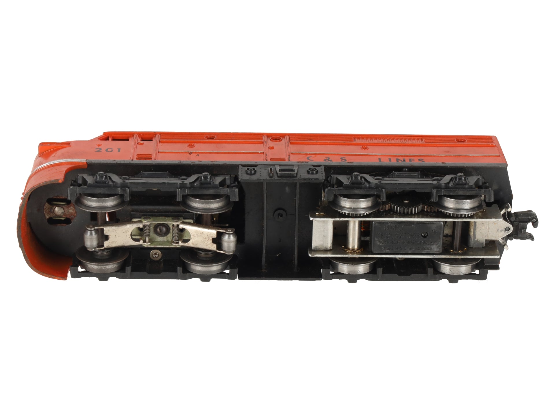 Lionel 202 Vintage O Gauge C&S Alco A Powered Diesel Locomotive - Custom Painted