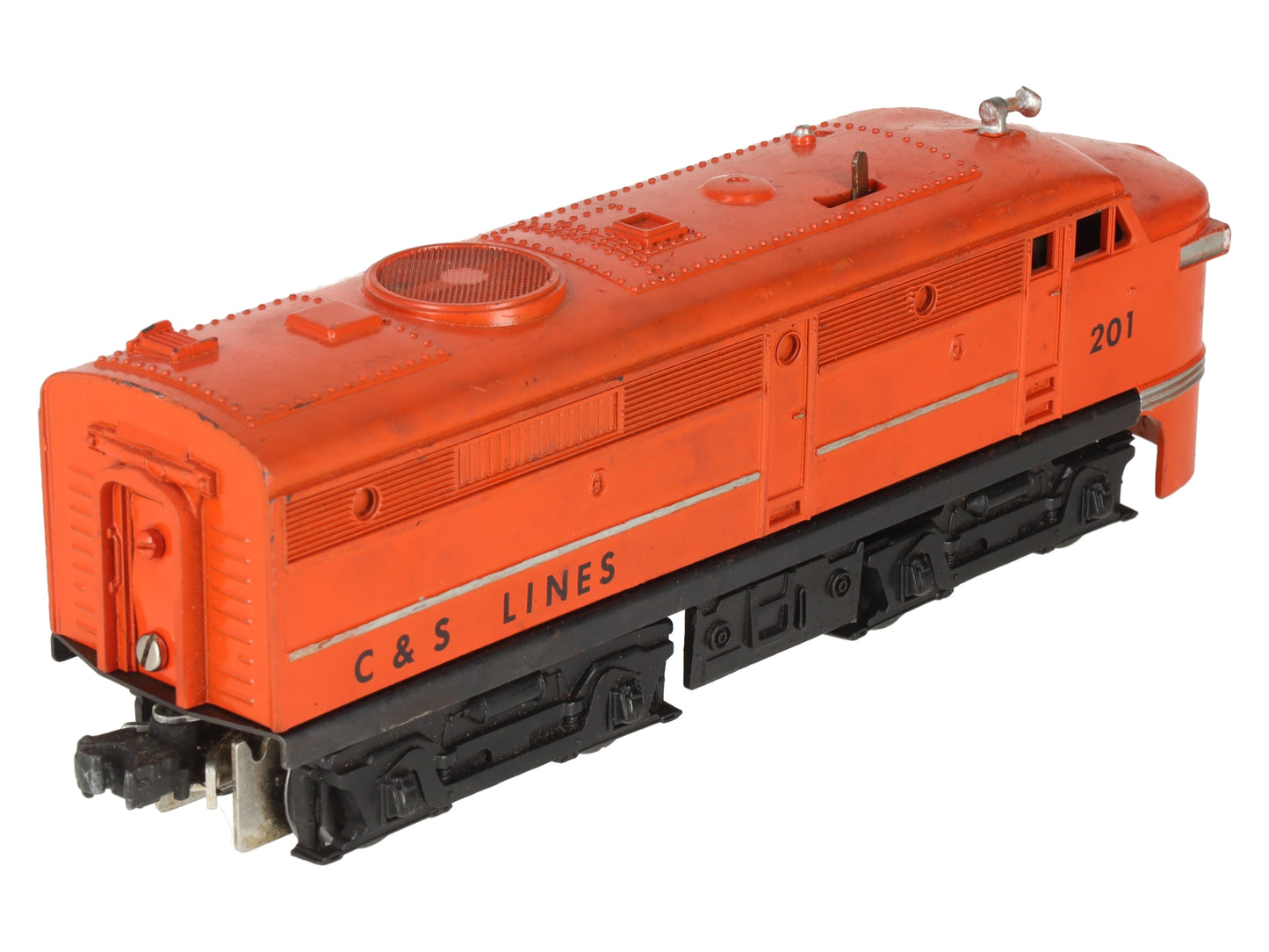 Lionel 202 Vintage O Gauge C&S Alco A Powered Diesel Locomotive - Custom Painted
