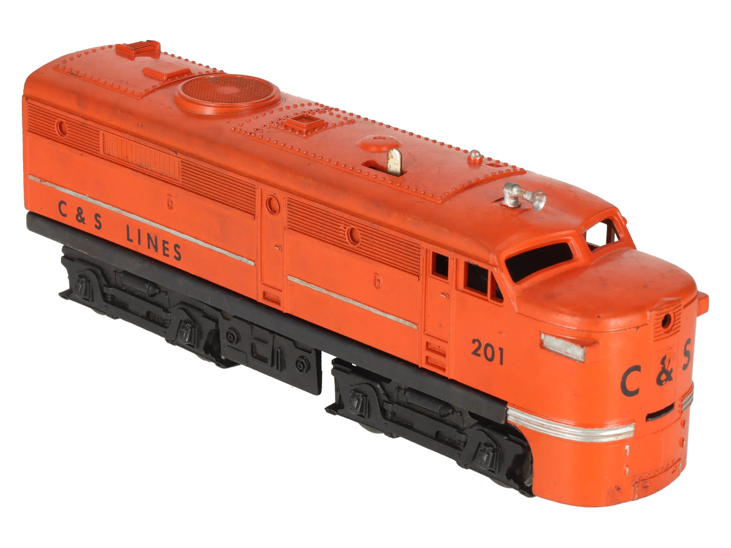 Lionel 202 Vintage O Gauge C&S Alco A Powered Diesel Locomotive - Custom Painted