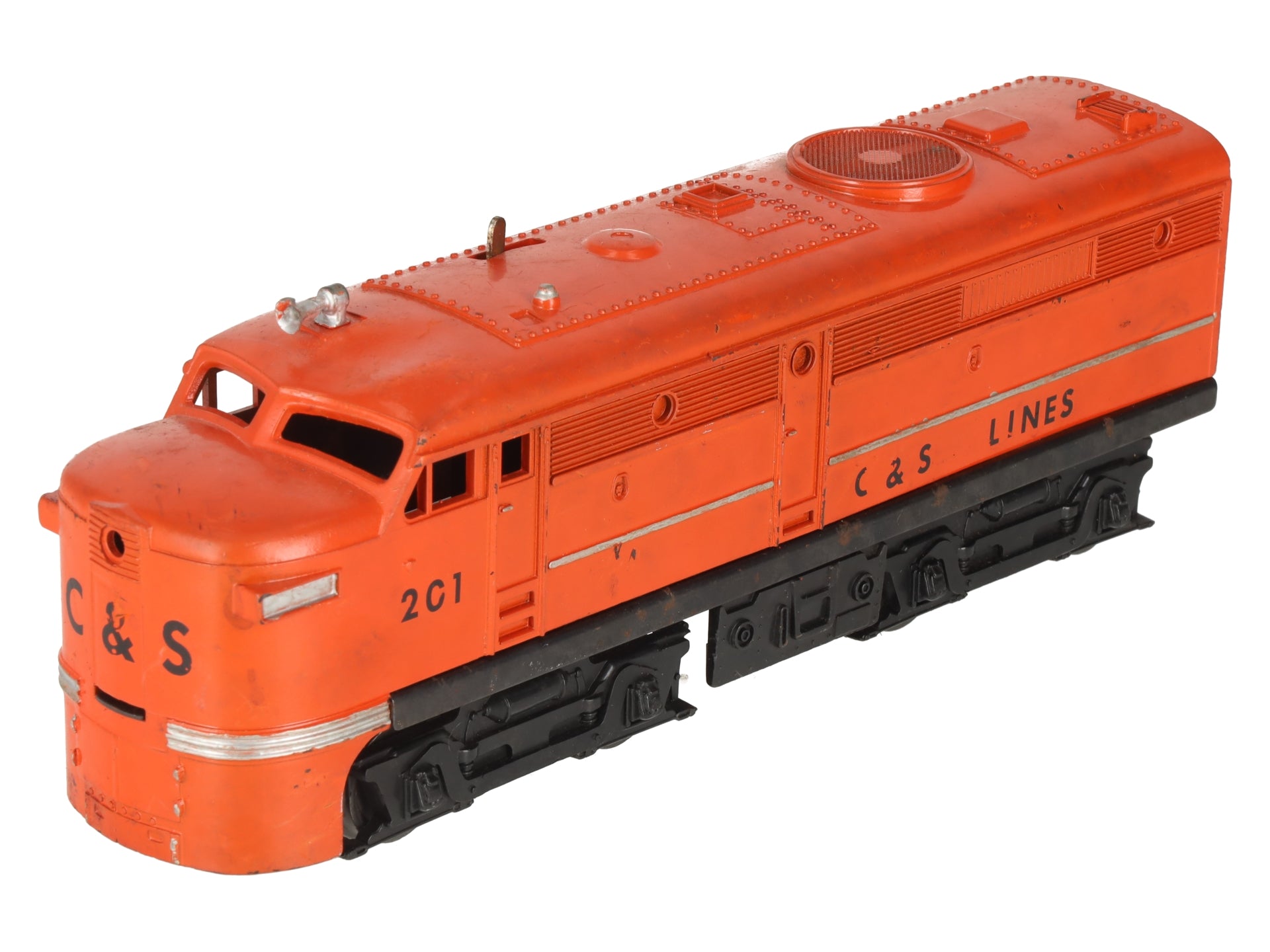 Lionel 202 Vintage O Gauge C&S Alco A Powered Diesel Locomotive - Custom Painted